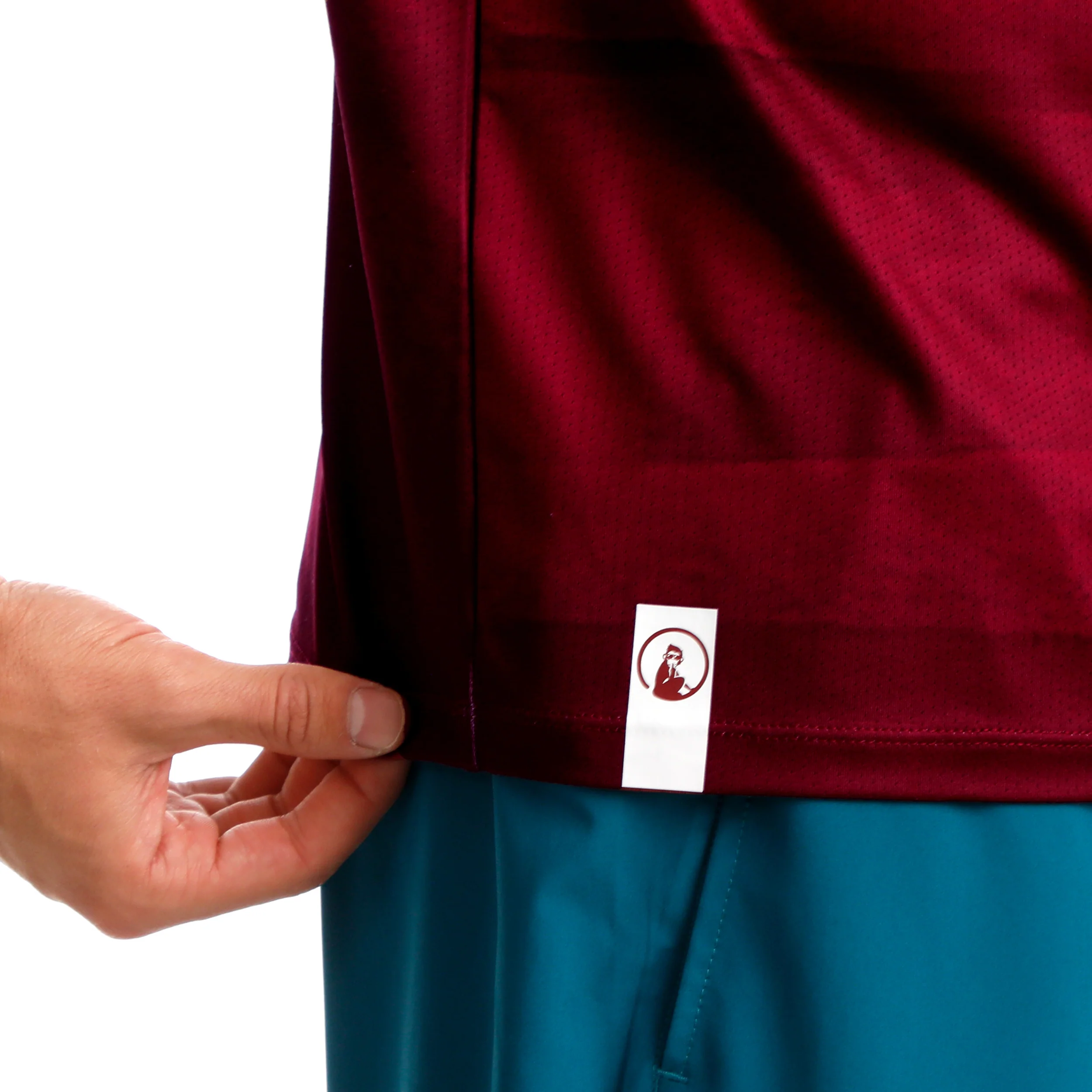 Create Receiver Wipe T-shirt Herrar-Rött Vin,Vit - Image 9