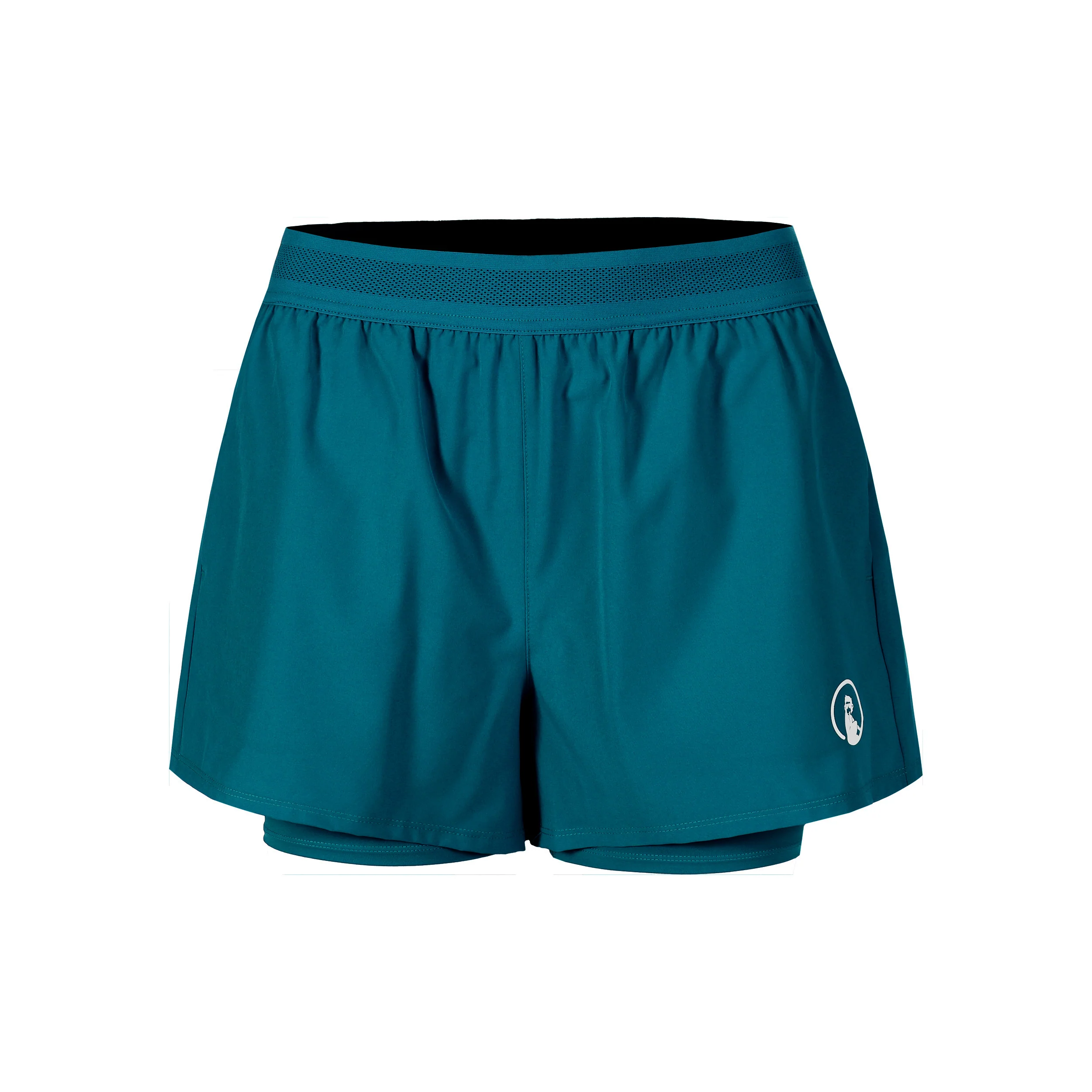 Create Rematch 2in1 Shorts Damer-Petrol,Vit