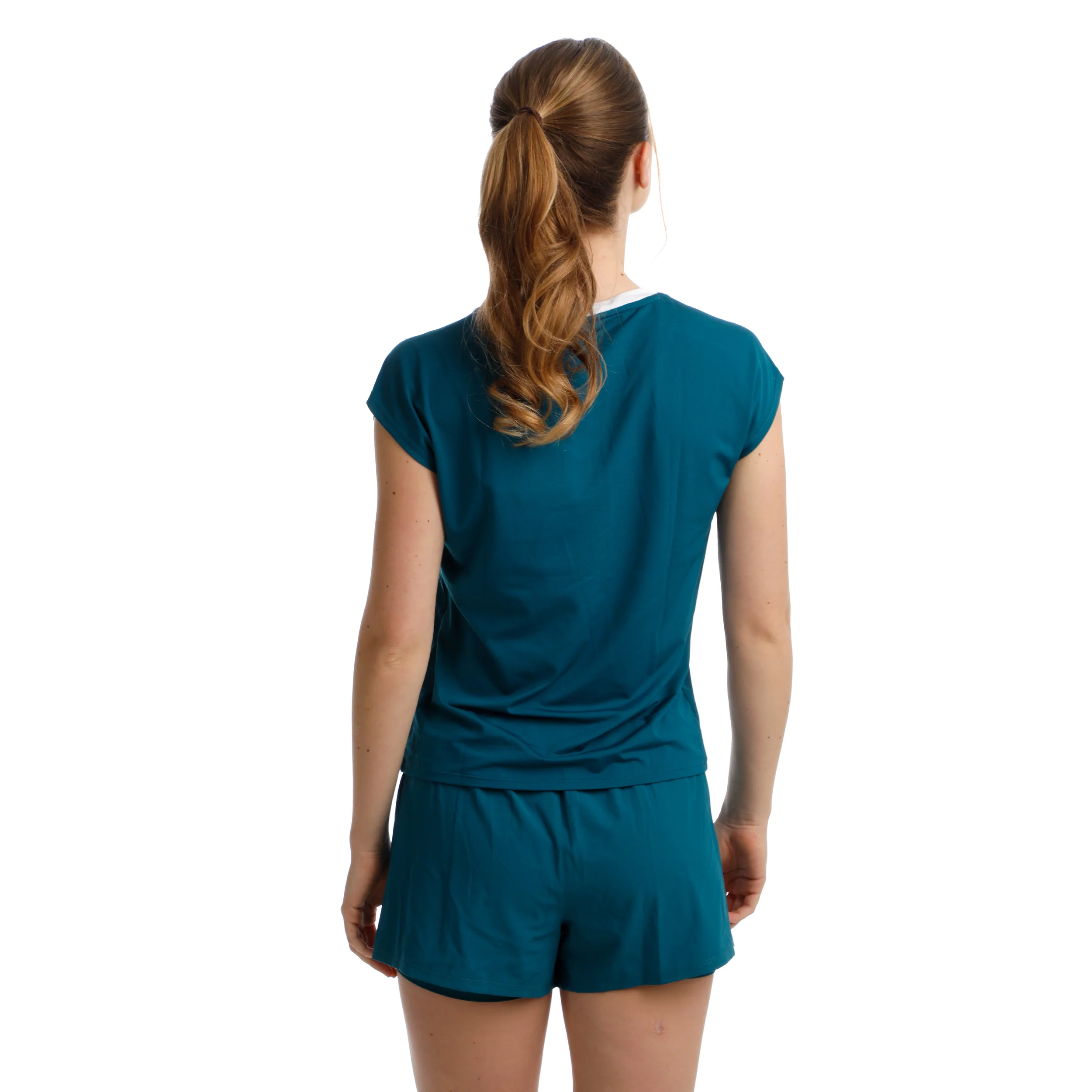 Create Rematch 2in1 Shorts Damer-Petrol,Vit - Image 6
