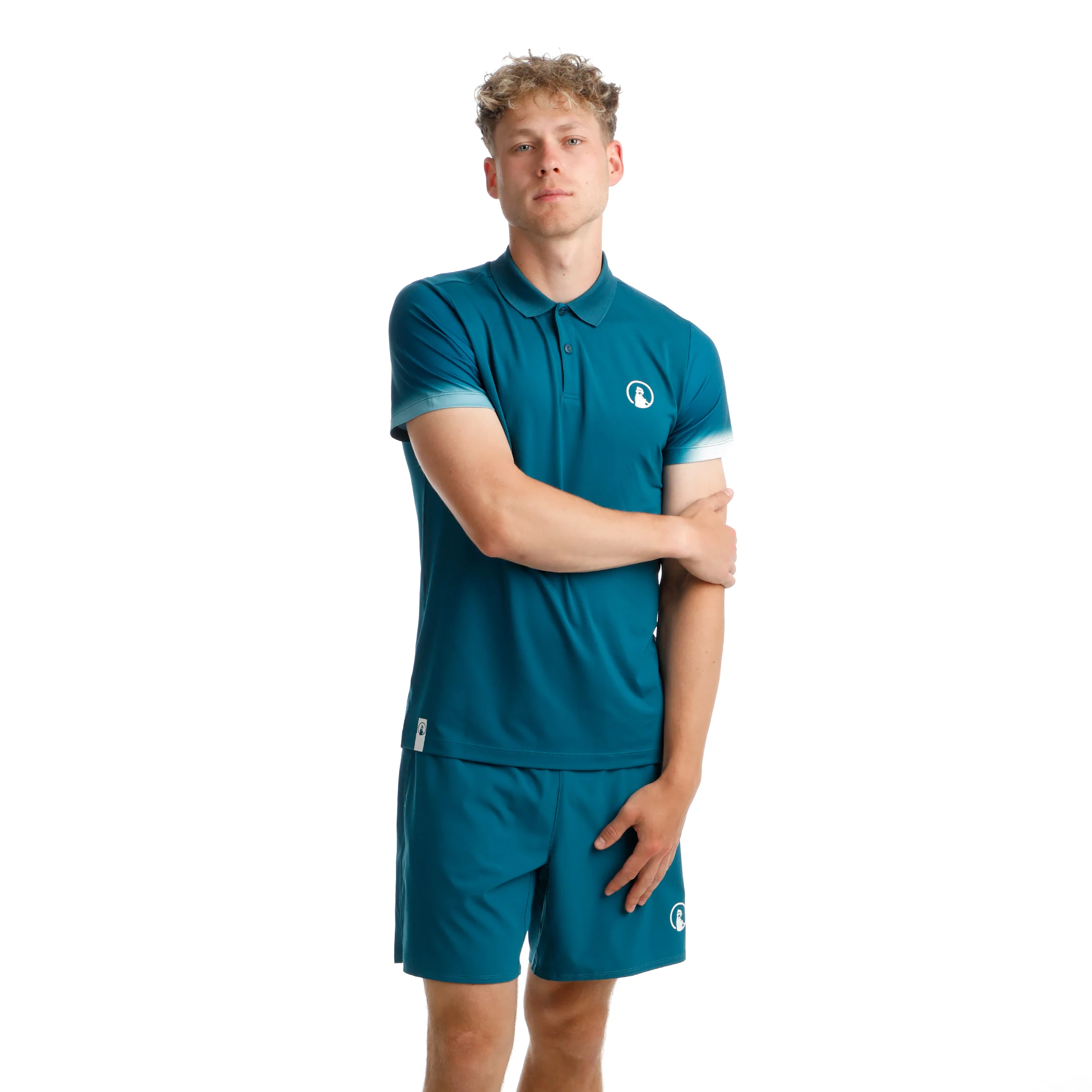 Create Tournament Polo Herrar-Petrol,Flerfärgad - Image 6
