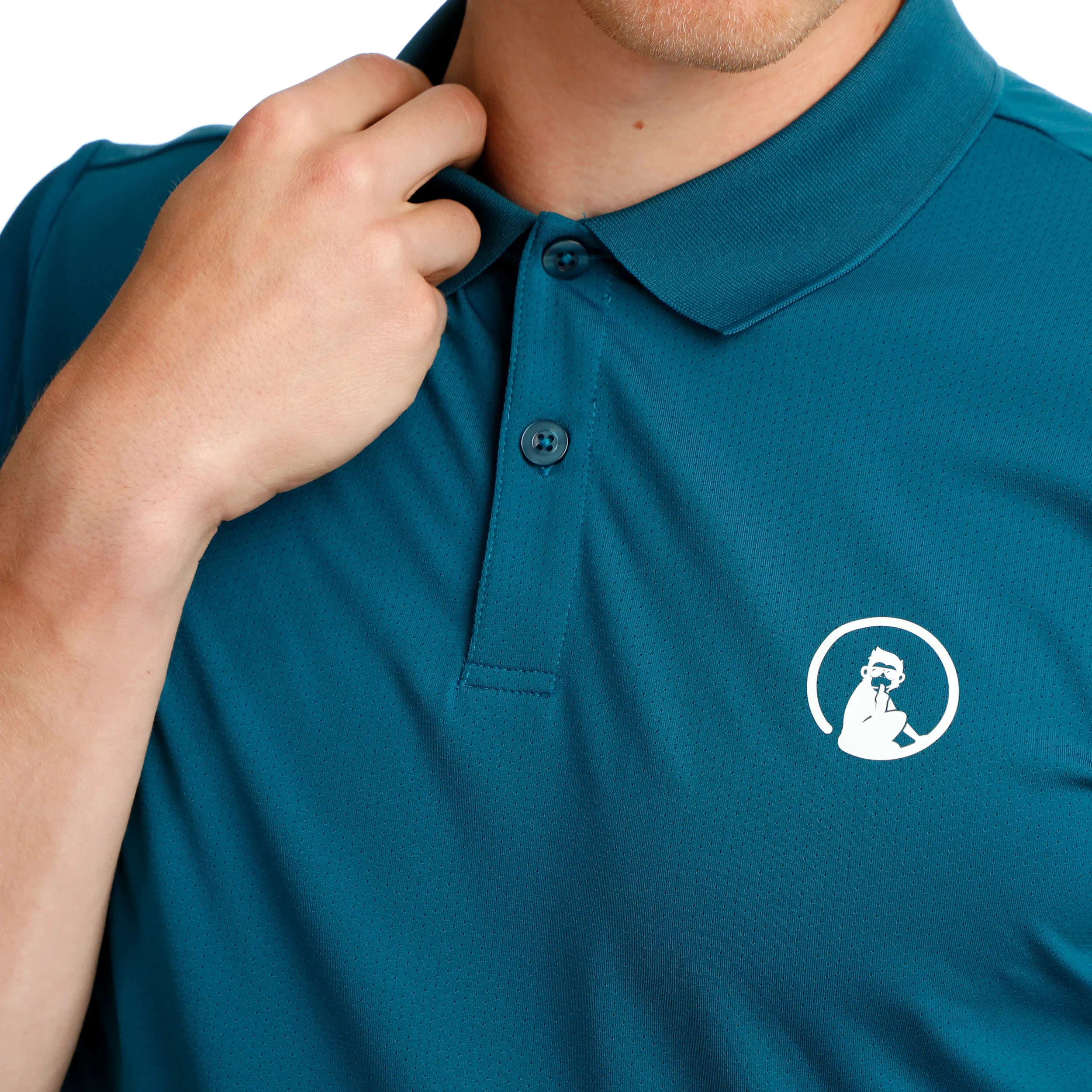 Create Tournament Polo Herrar-Petrol,Flerfärgad - Image 8
