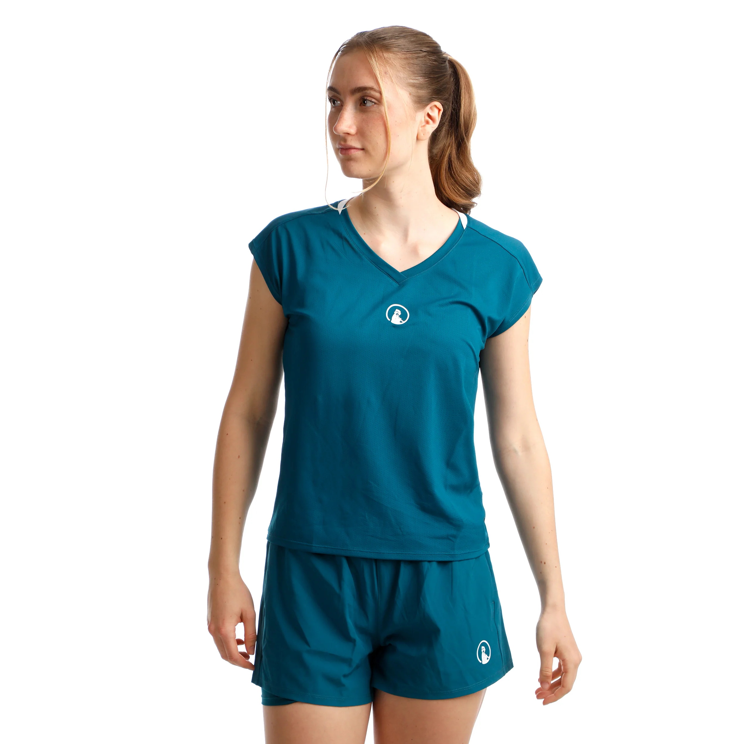 Create Volley T-shirt Damer-Petrol,Vit - Image 5