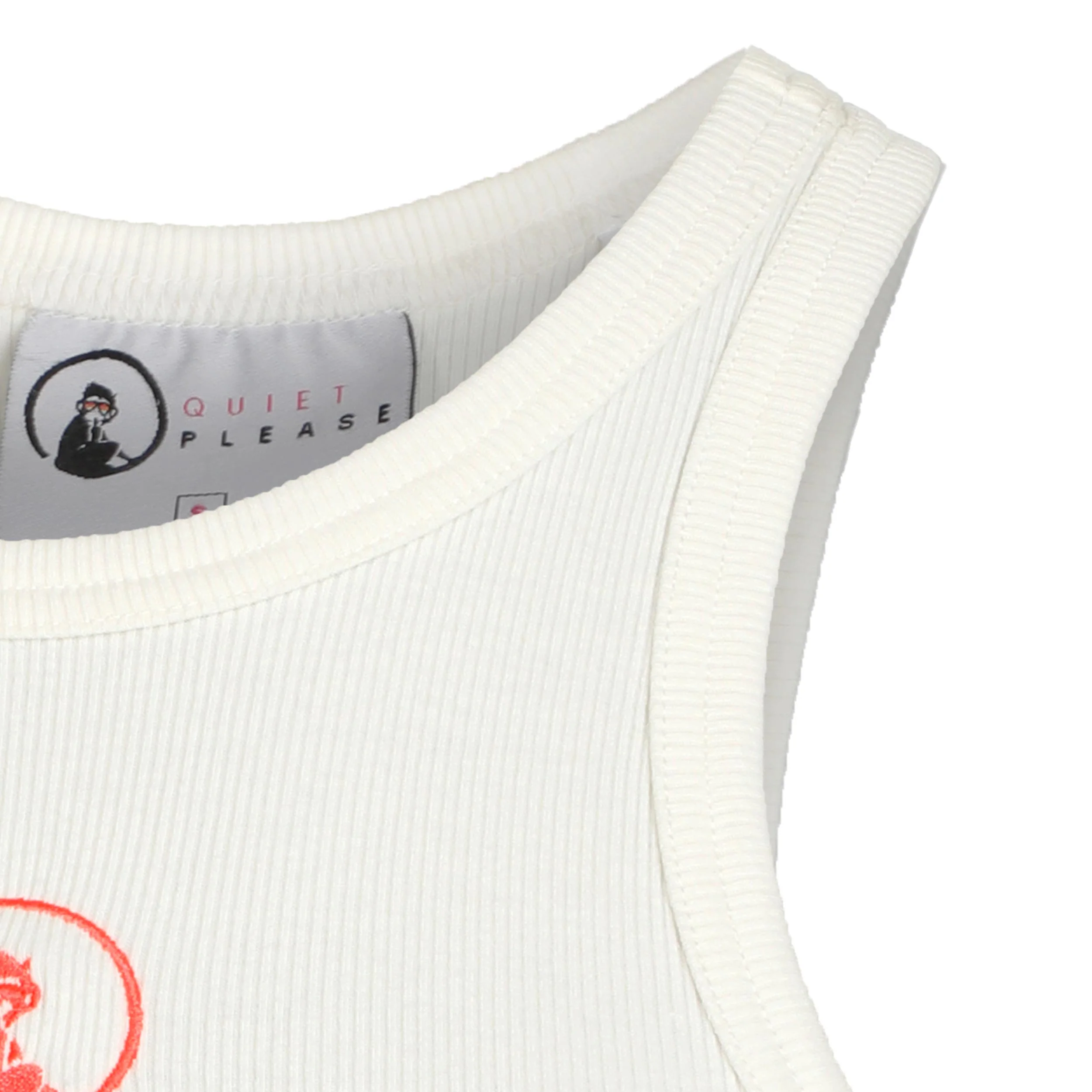 Crossroad Ribbed Linne Damer-Vit - Image 7