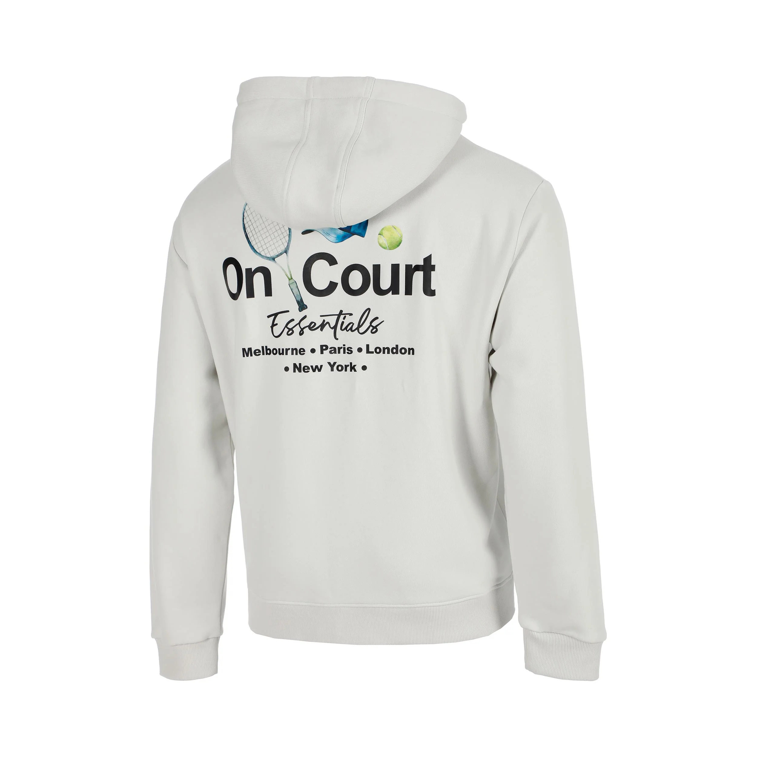Crush On Court Essentials Sweat-jacka Pojkar-ljusgrå, svart - Image 3