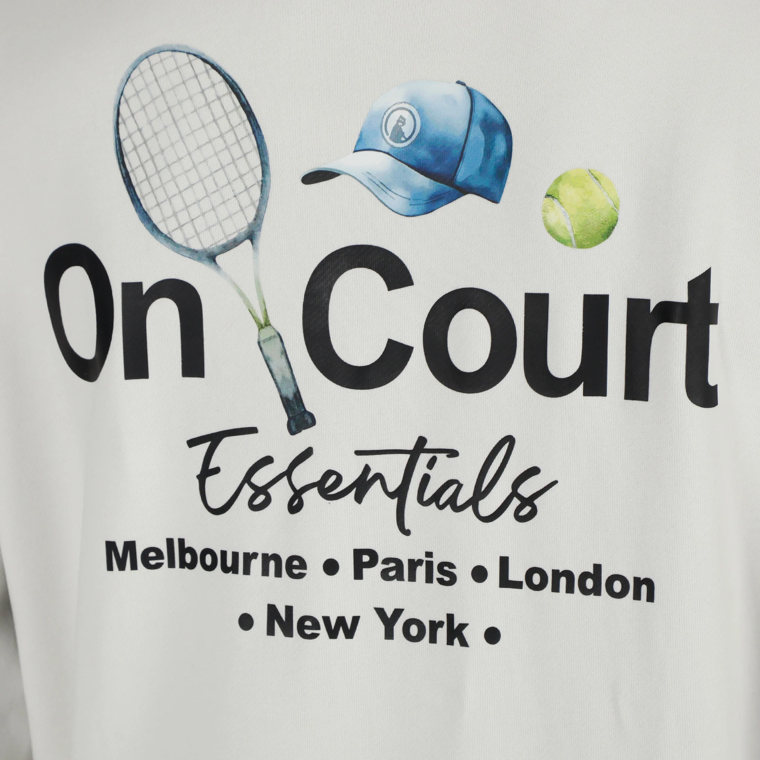 Crush On Court Essentials Sweat-jacka Pojkar-ljusgrå, svart - Image 6
