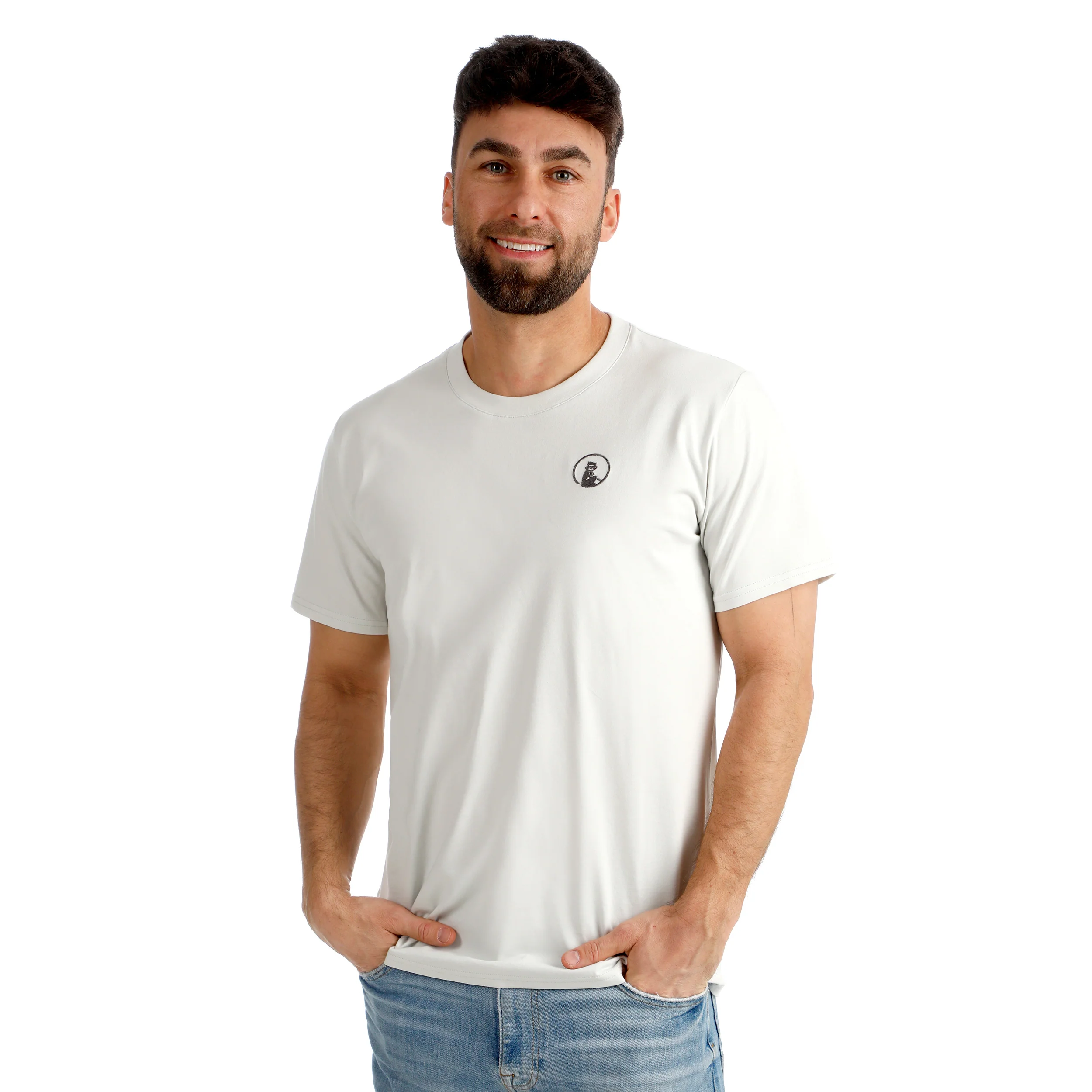 Crush On Court Essentials T-shirt Herrar-ljusgrå, svart - Image 6