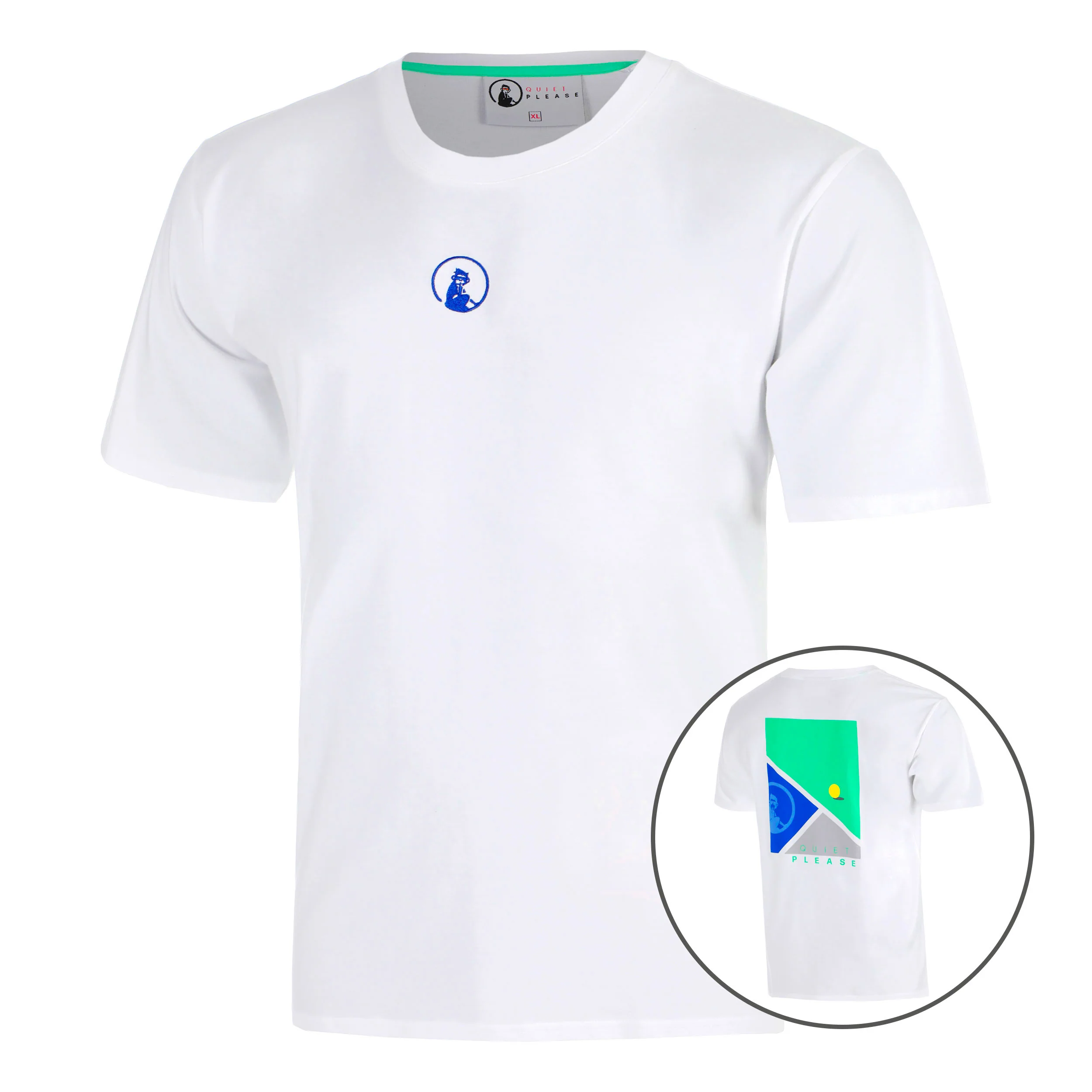 Crush T-Line T-shirt Herrar-vit, blå
