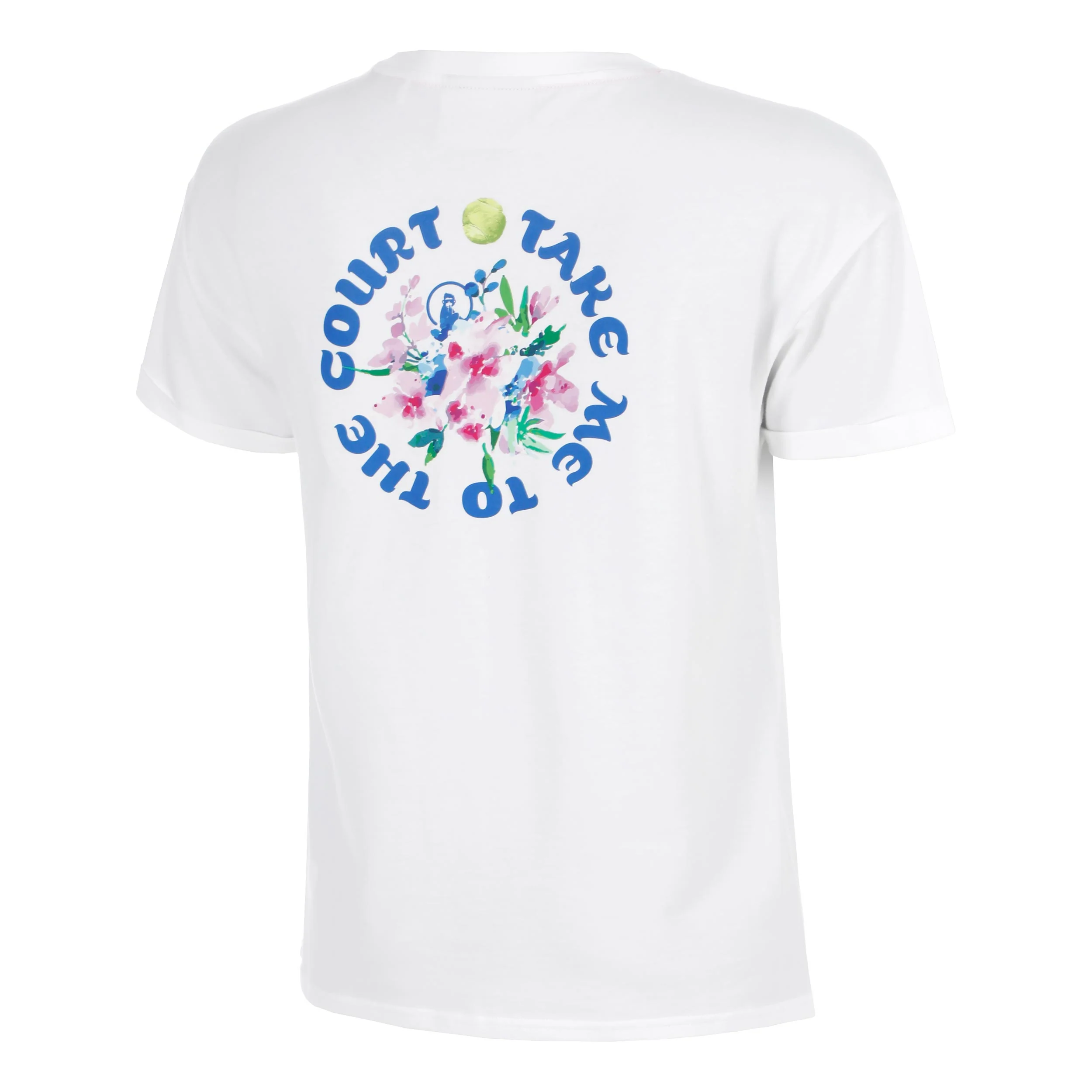 Crush TMTTC T-shirt Damer-vit, blå - Image 3