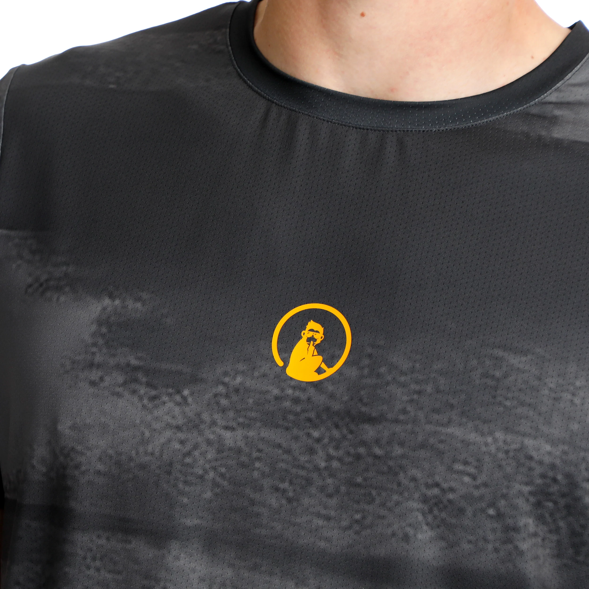 Endlessly Receiver Wipe T-shirt Herrar-Antracit,Orange - Image 7