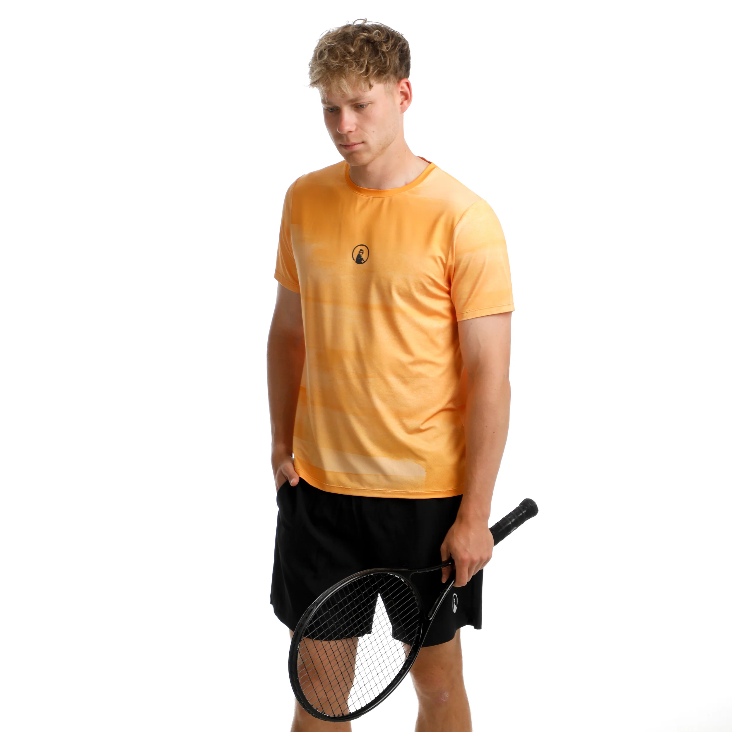 Endlessly Receiver Wipe T-shirt Herrar-Orange,Antracit - Image 5