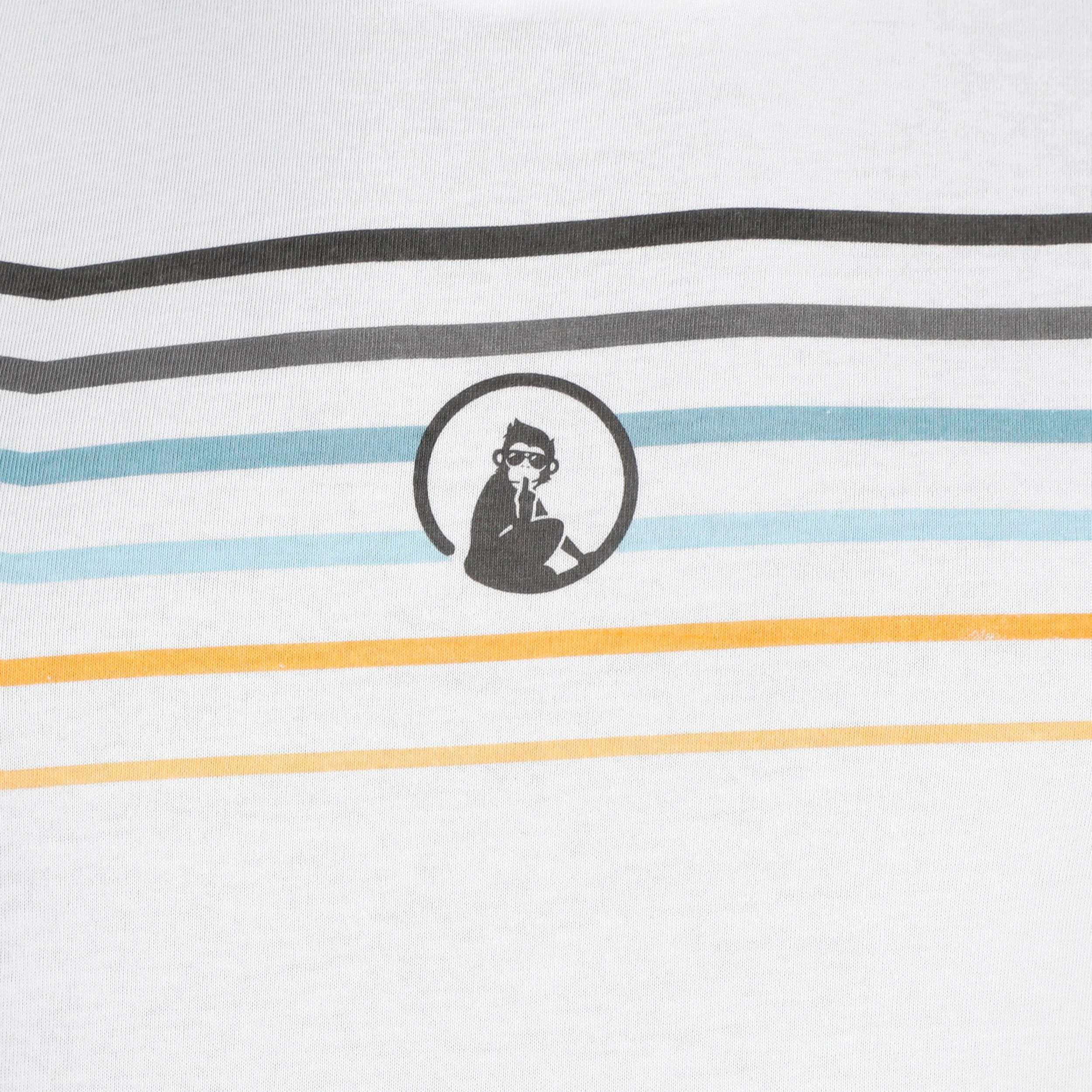 Endlessly Trainings Stripe T-shirt Herrar-Vit,Flerfärgad - Image 3