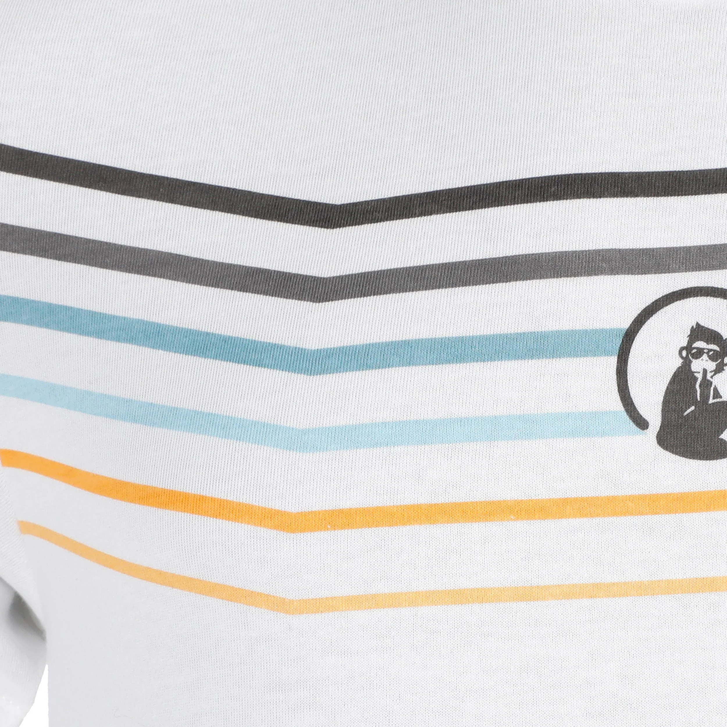 Endlessly Trainings Stripe T-shirt Herrar-Vit,Flerfärgad - Image 4