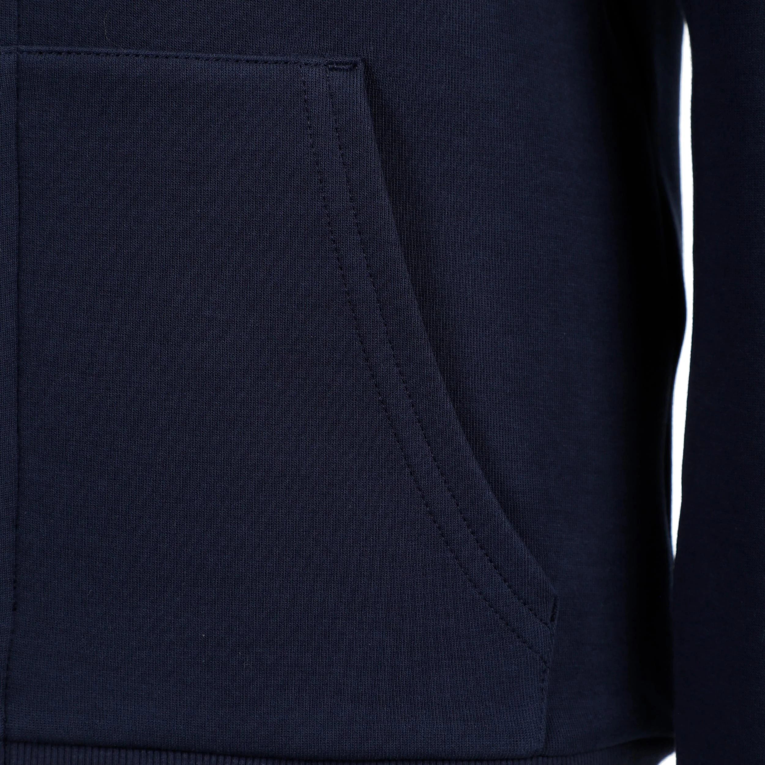 Essential Zip Sweat-jacka Barn - mörkblå, vit - Image 4