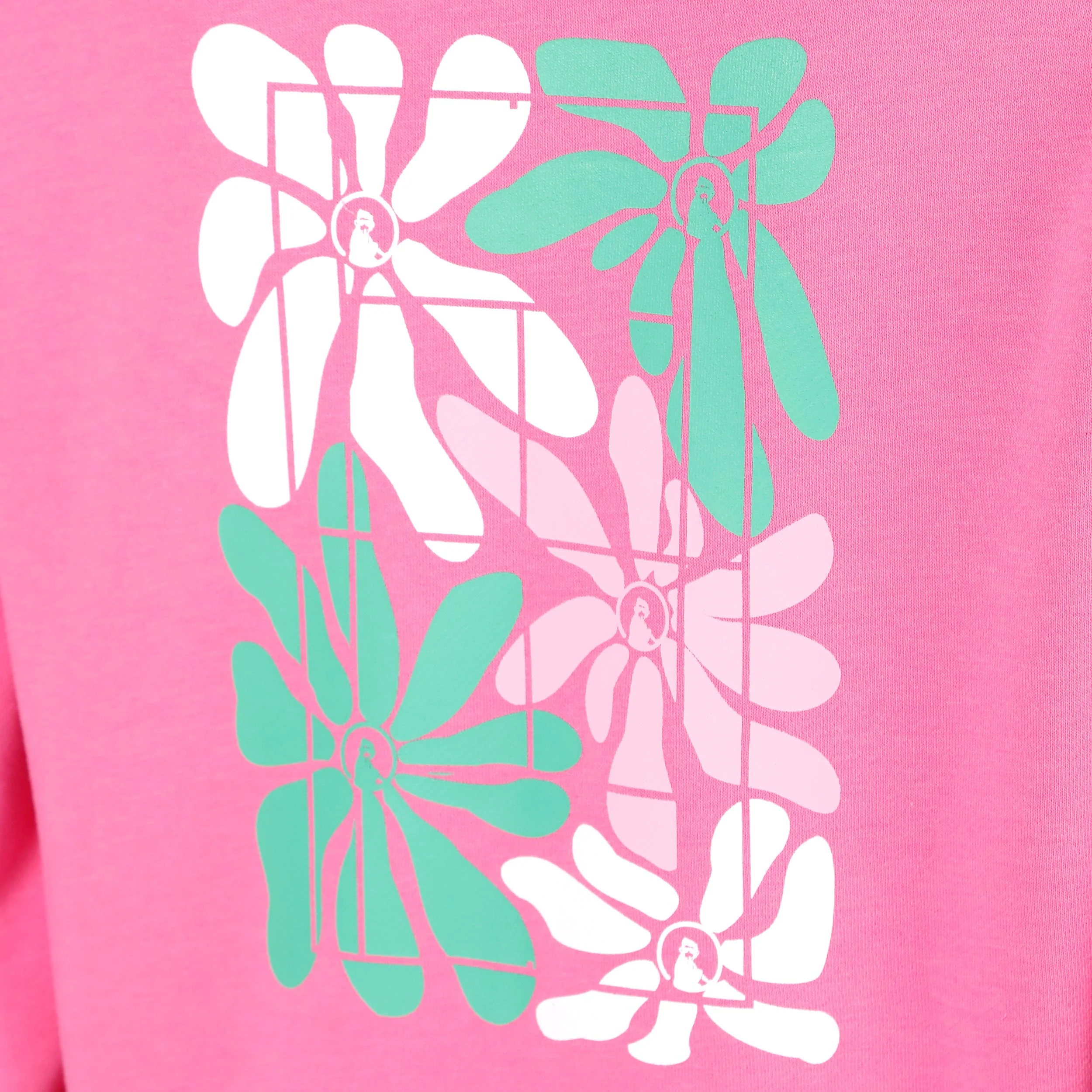 Joy Palm Court Sweat-jacka Damer-pink, vit - Image 6