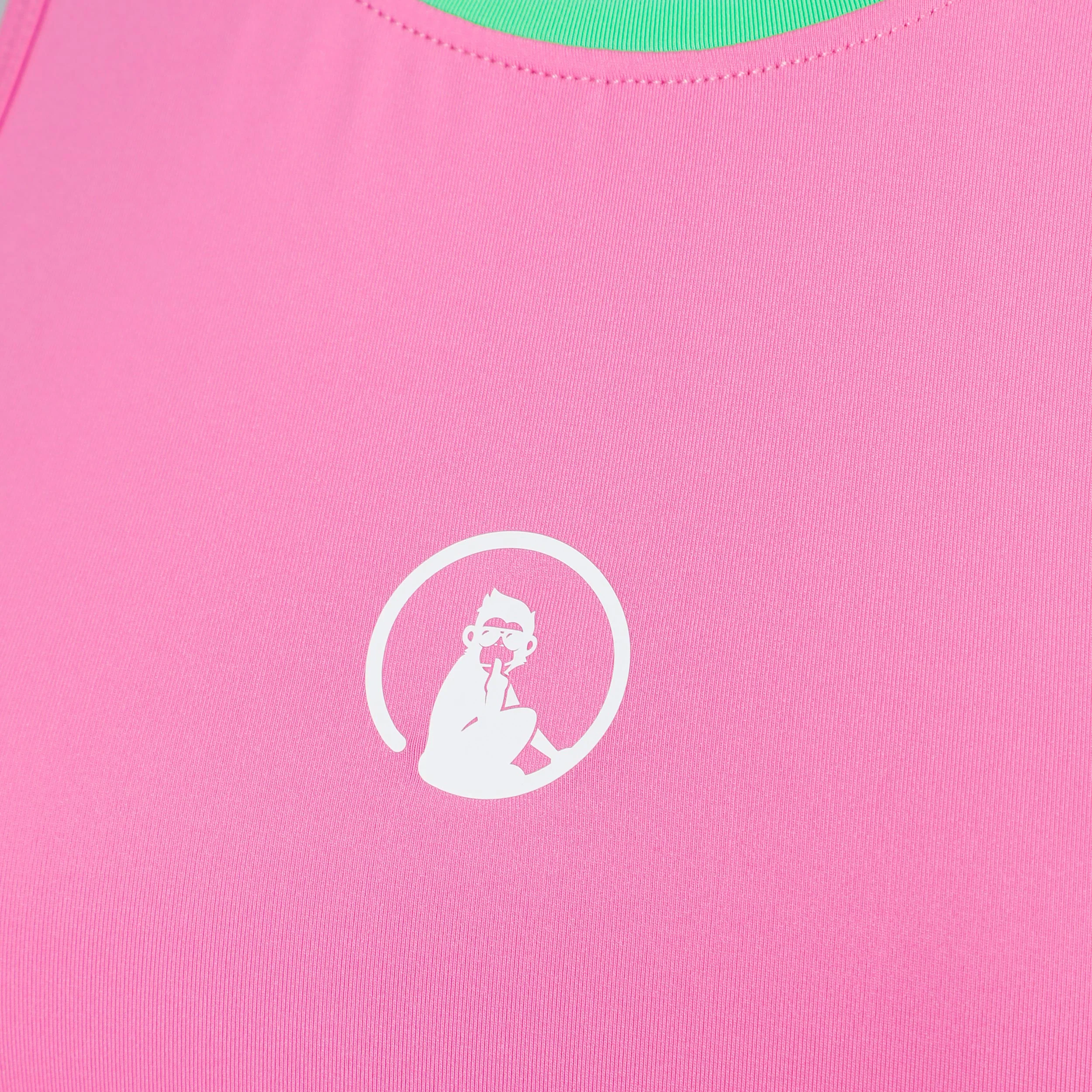 Joy Racerback 2.0 Linne Damer - rosa, vit - Image 3
