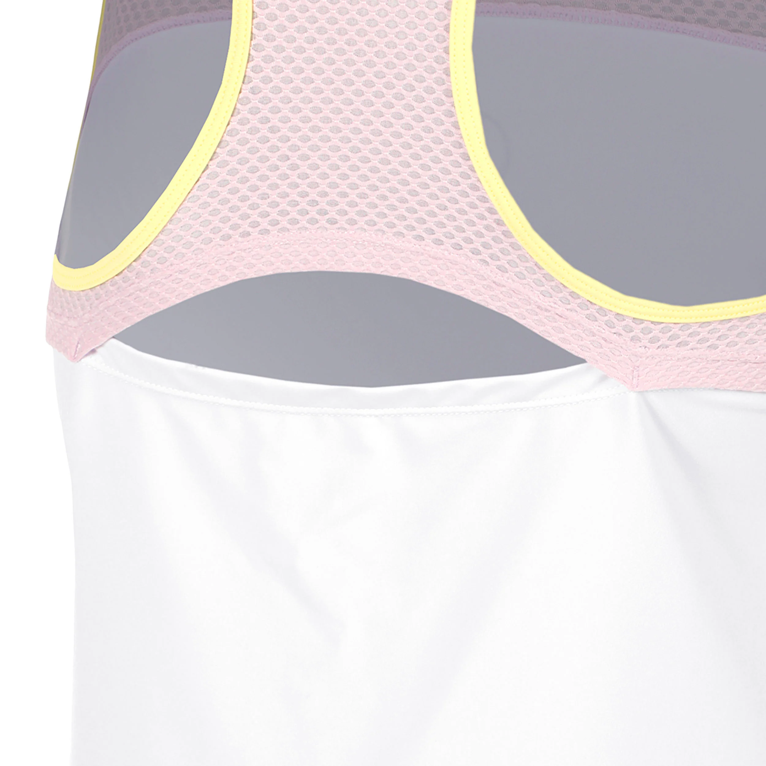 Mind Racerback Linne Flickor-Syrén,Vit - Image 4