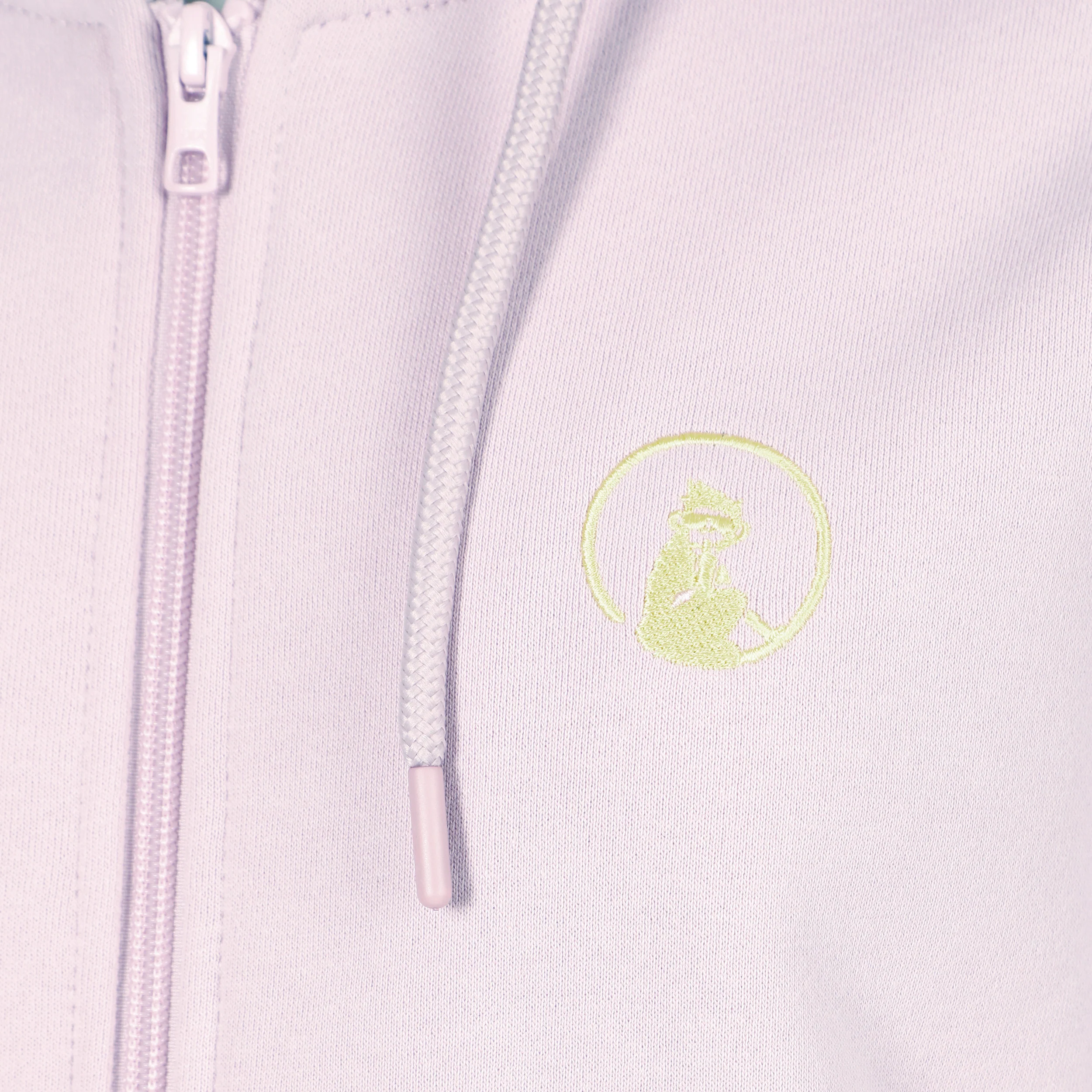 Mind Taped Zip Sweat-jacka Damer-Syrén,Neongrön - Image 4
