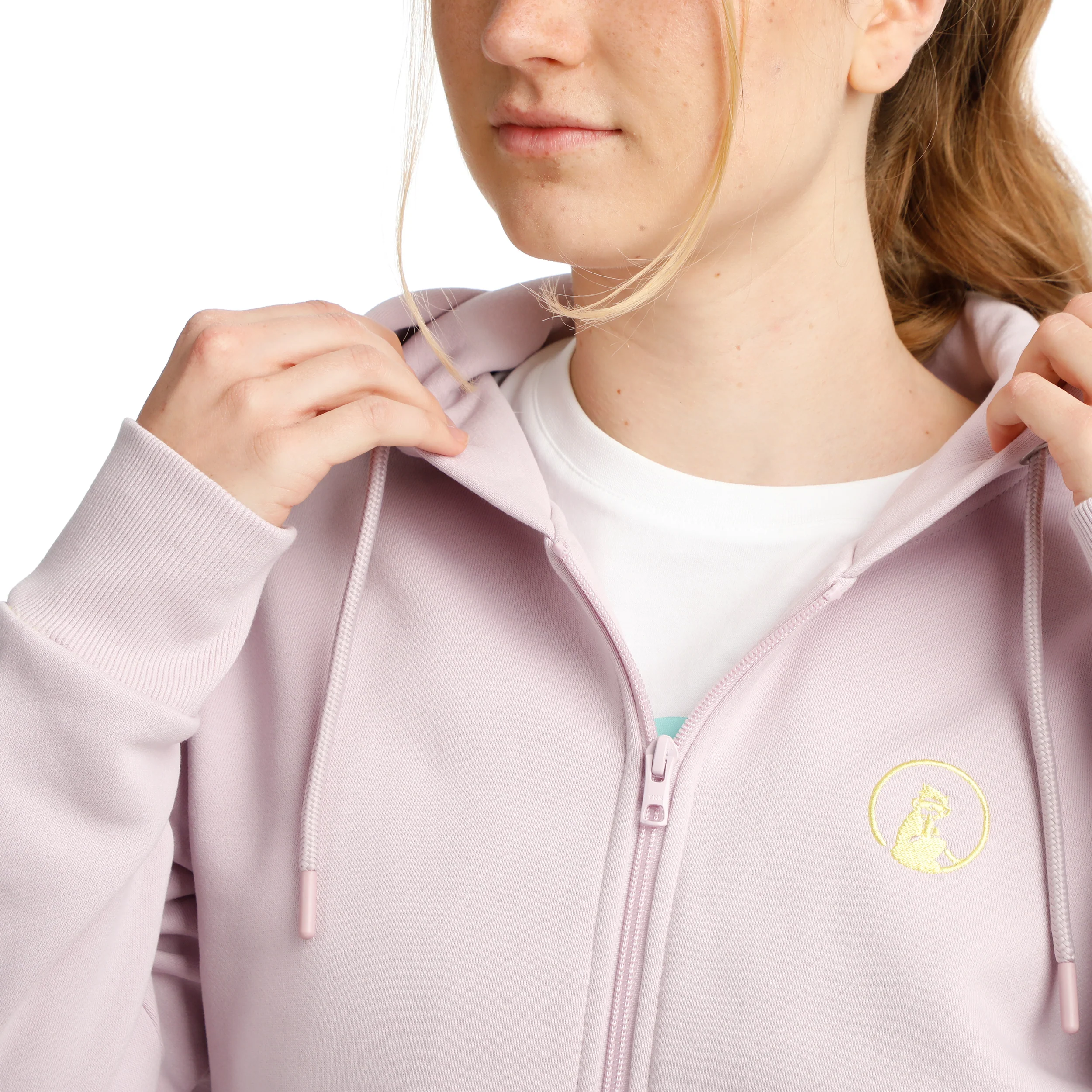 Mind Taped Zip Sweat-jacka Damer-Syrén,Neongrön - Image 8