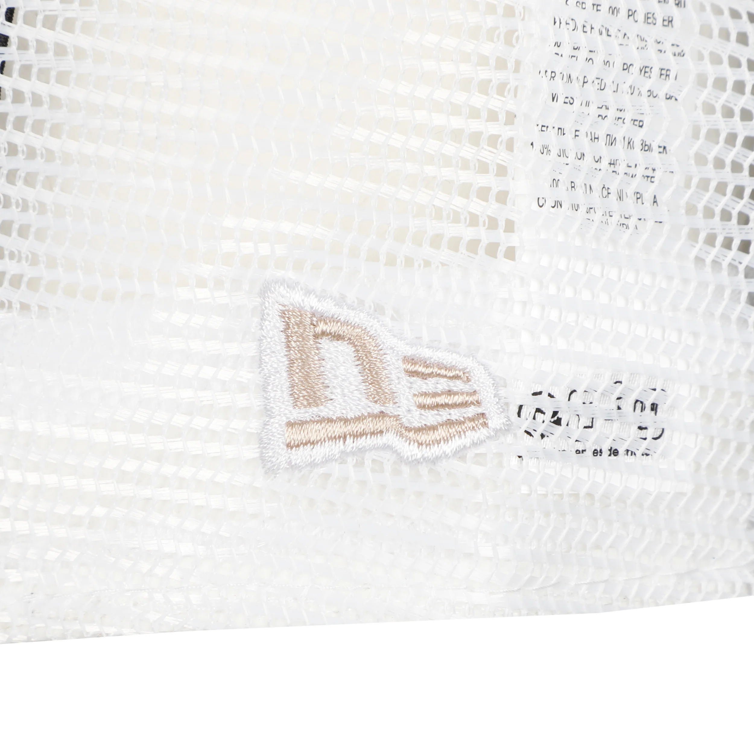 New Era Trucker Keps-Vit,Beige - Image 4