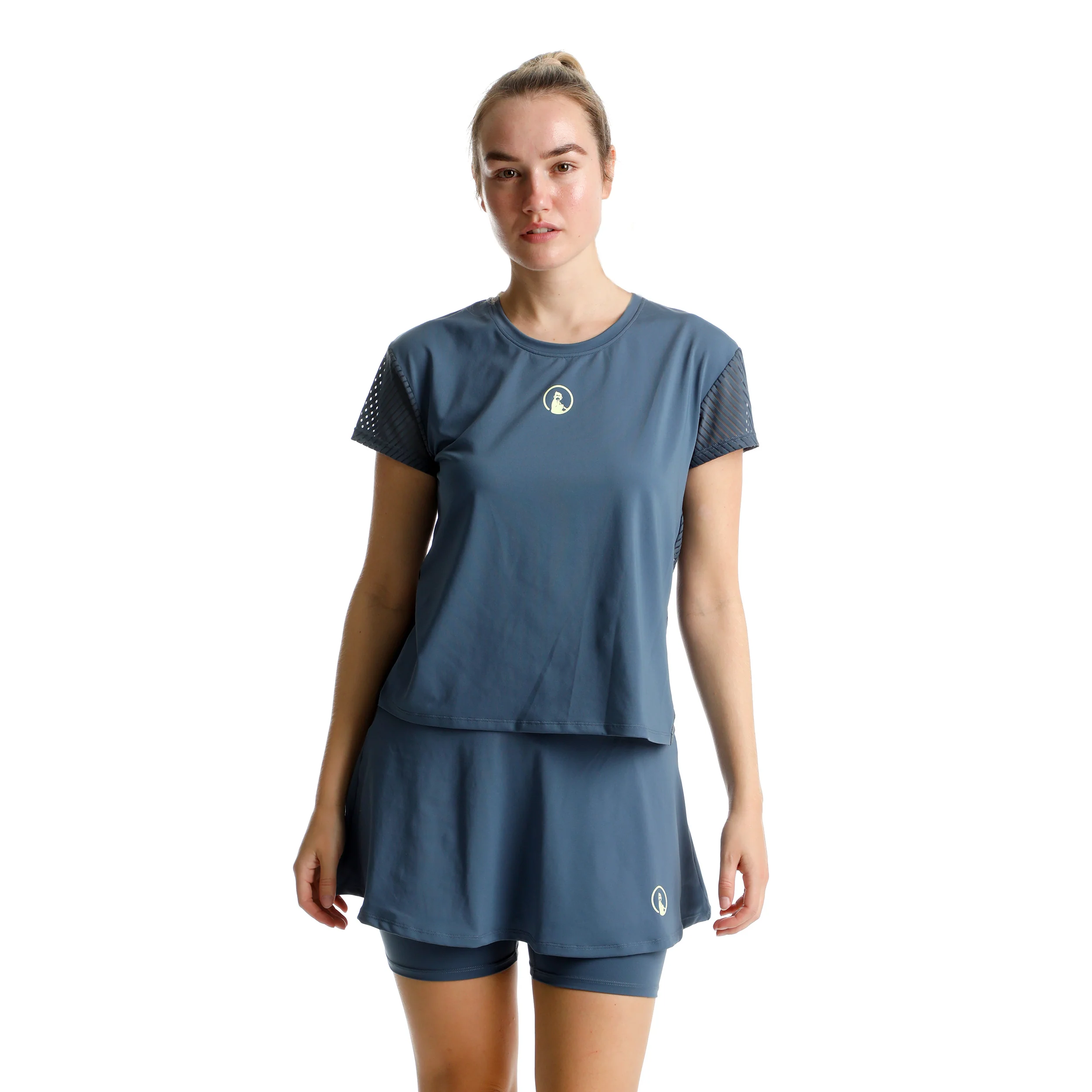 Perspectives Cross T-shirt Damer-Blå - Image 6