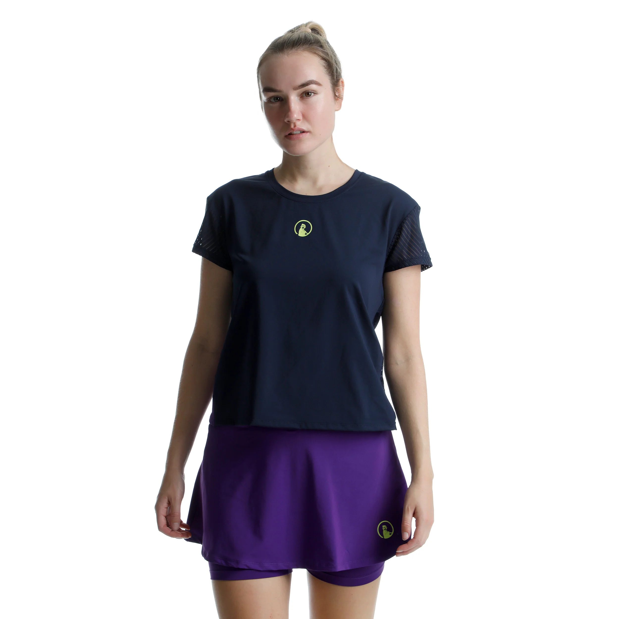 Perspectives Cross T-shirt Damer-Mörkblå - Image 6