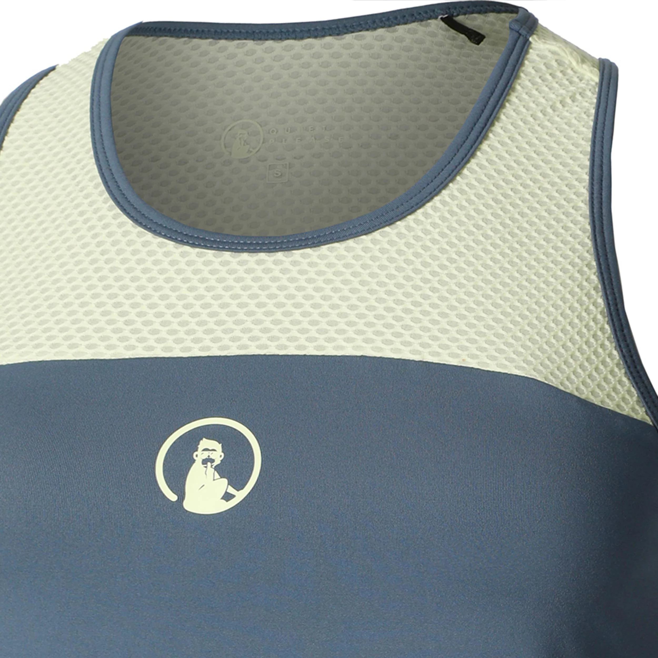 Perspectives Racerback Linne Damer-Blå - Image 3