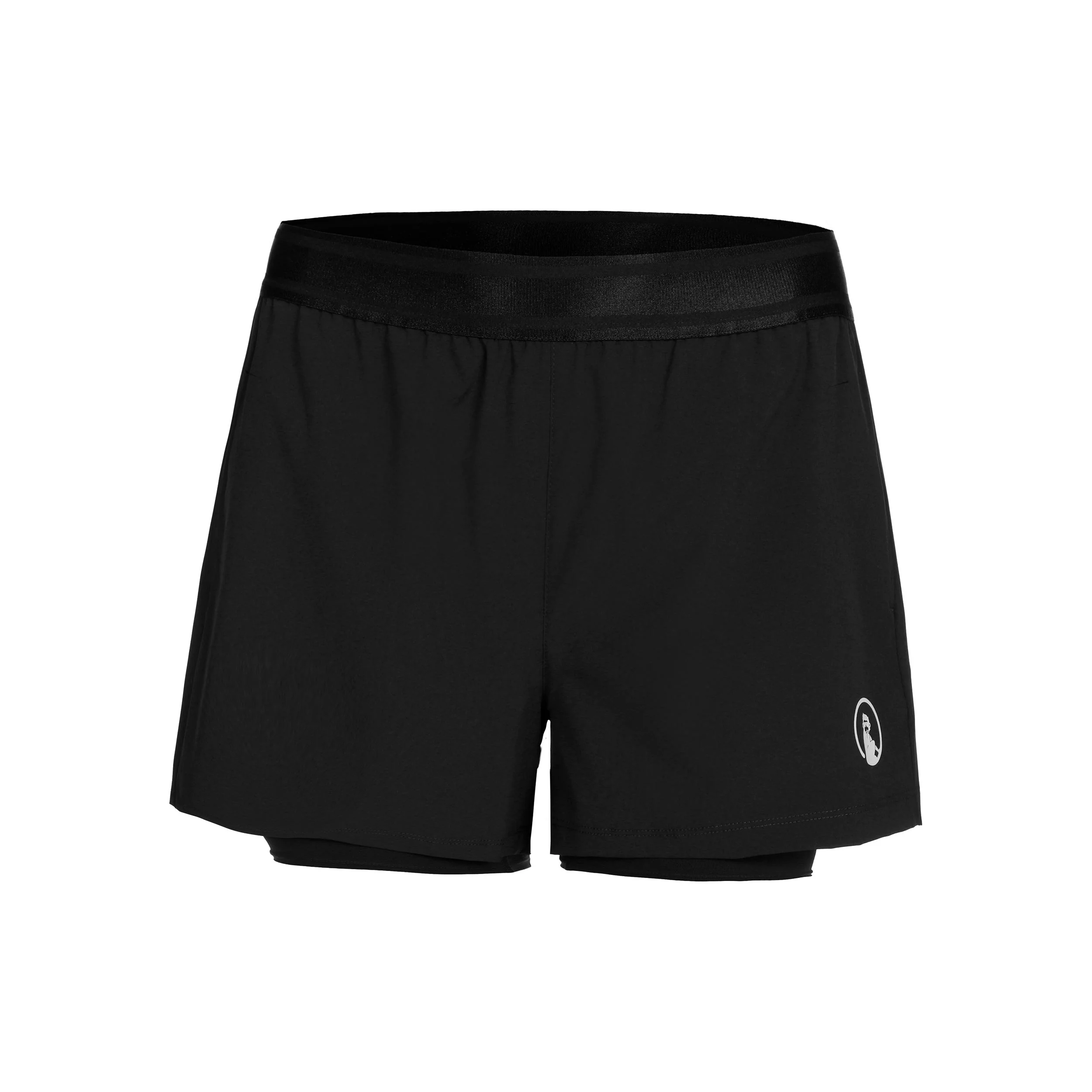 Point 2in1 Shorts Damer-Svart