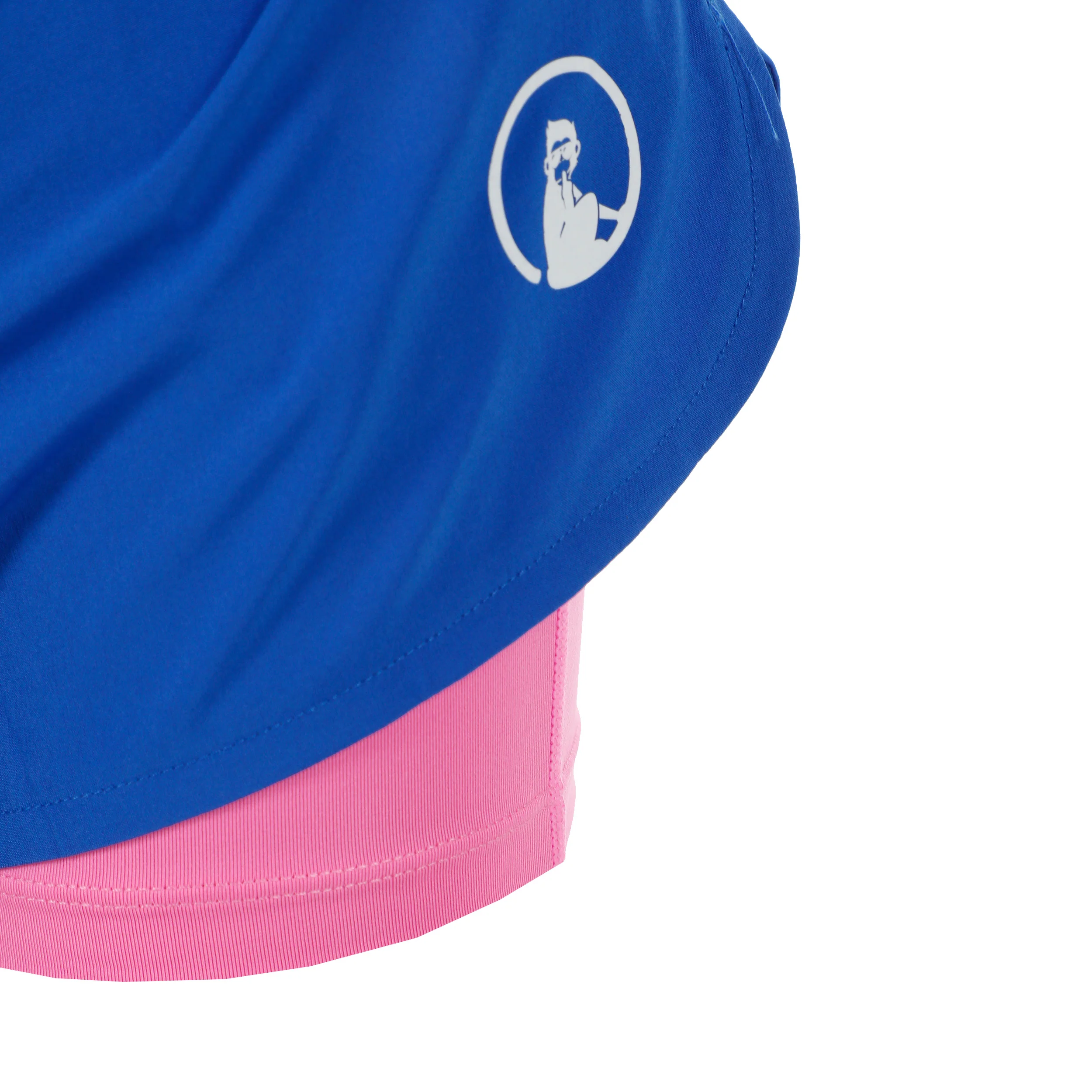 Point 2in1 Shorts Flickor - blå, vit - Image 4