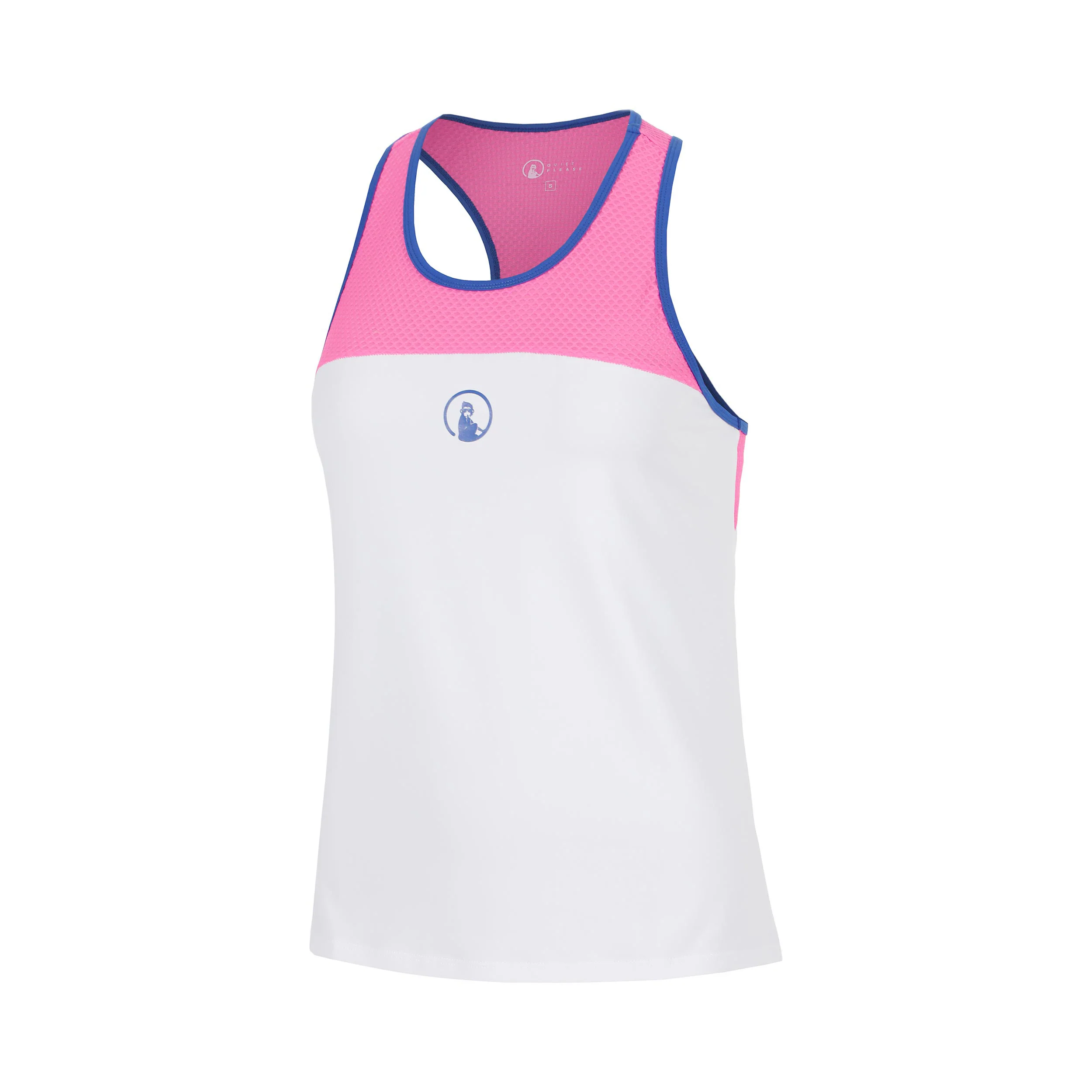 Racerback Linne Flickor - pink, vit