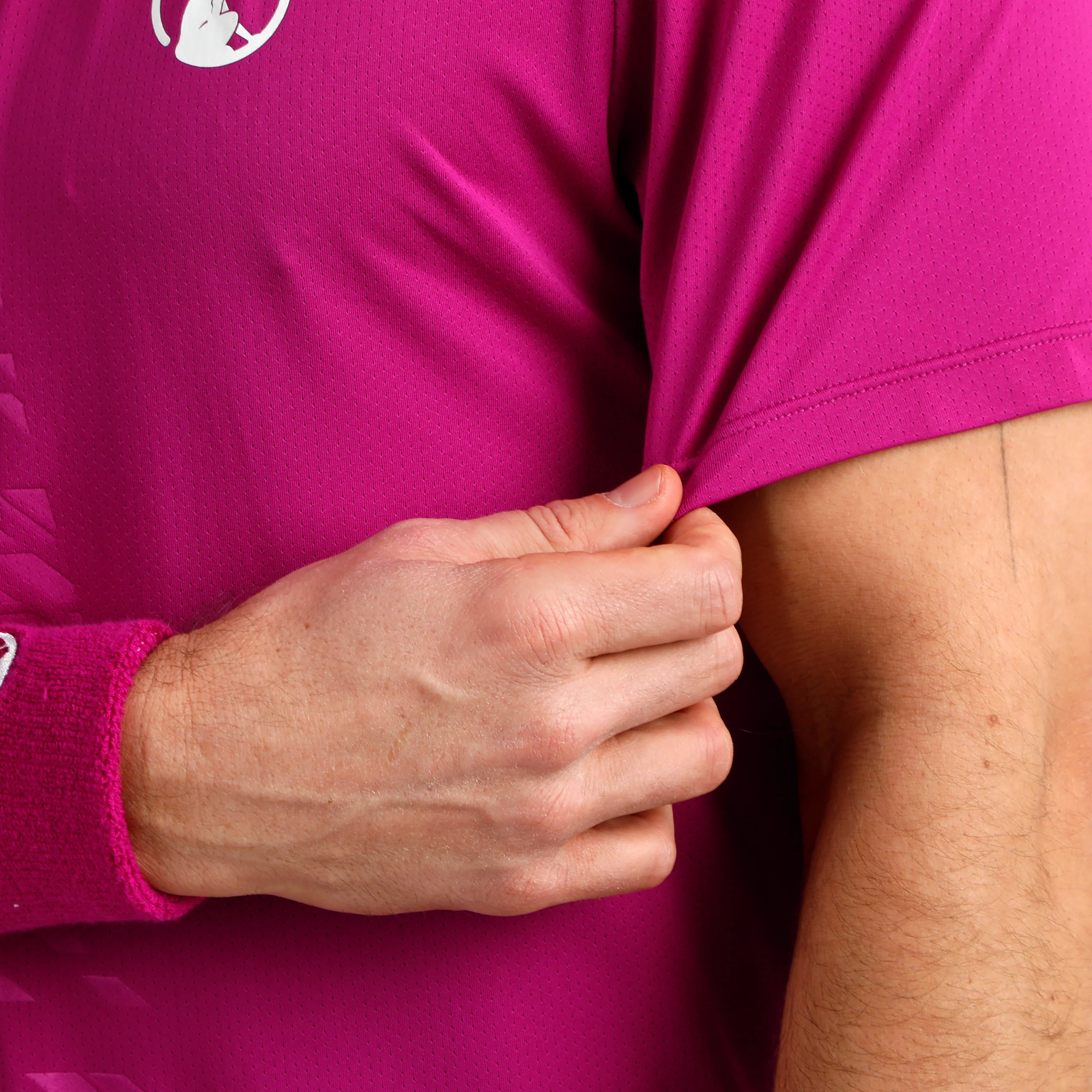 Receiver Embossed T-shirt Herrar-berry, vit - Image 10