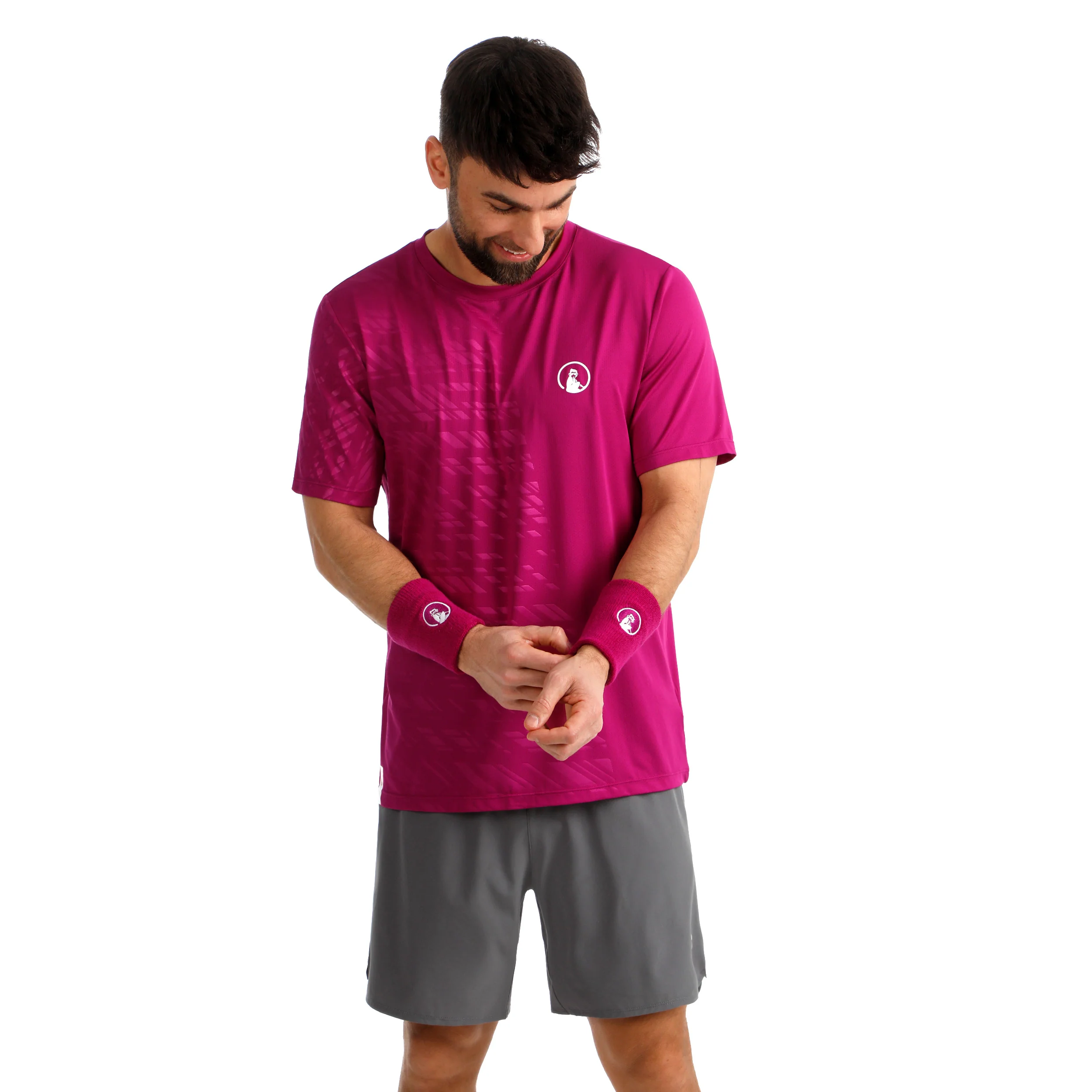 Receiver Embossed T-shirt Herrar-berry, vit - Image 6