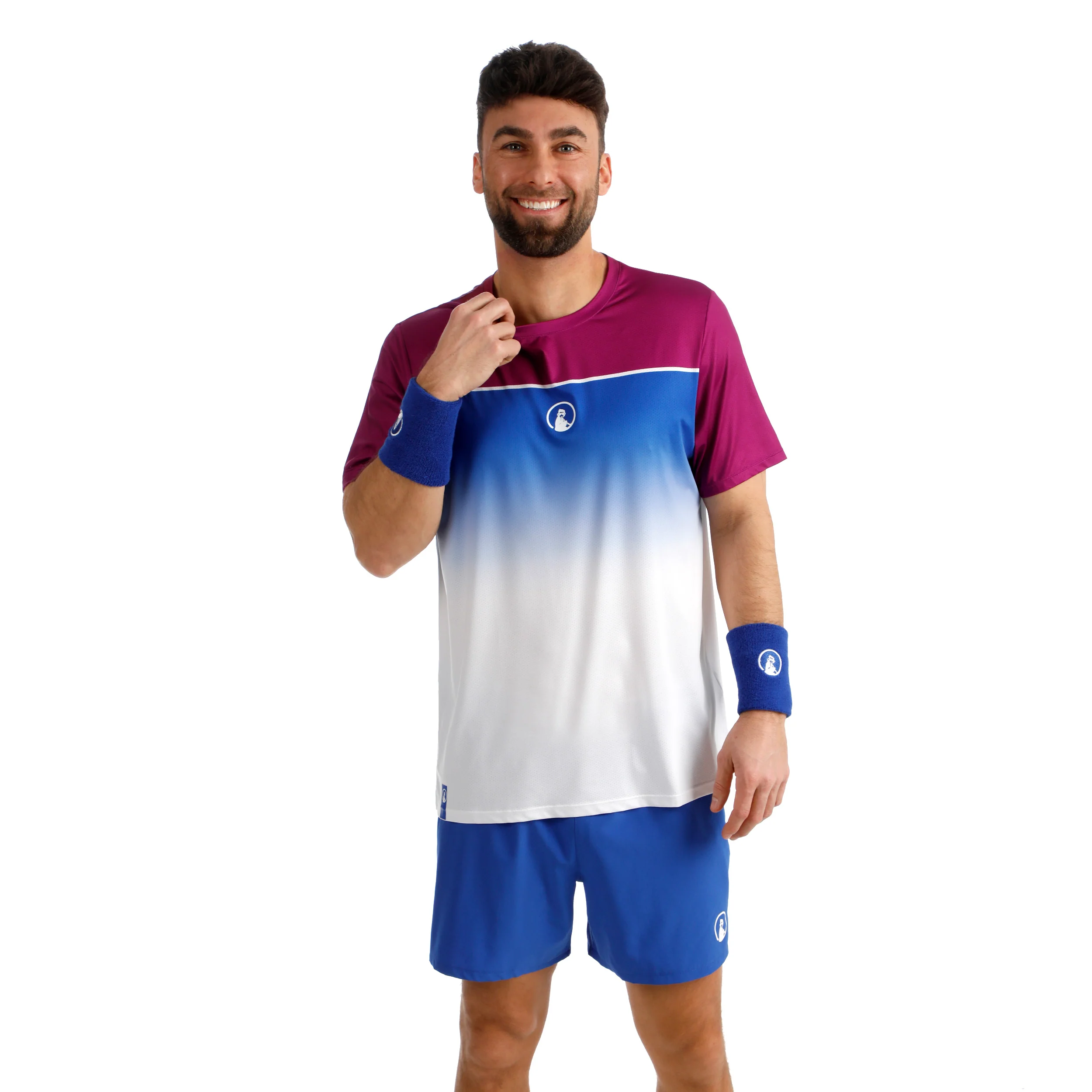 Receiver Faded T-shirt Herrar - pink, vit - Image 5