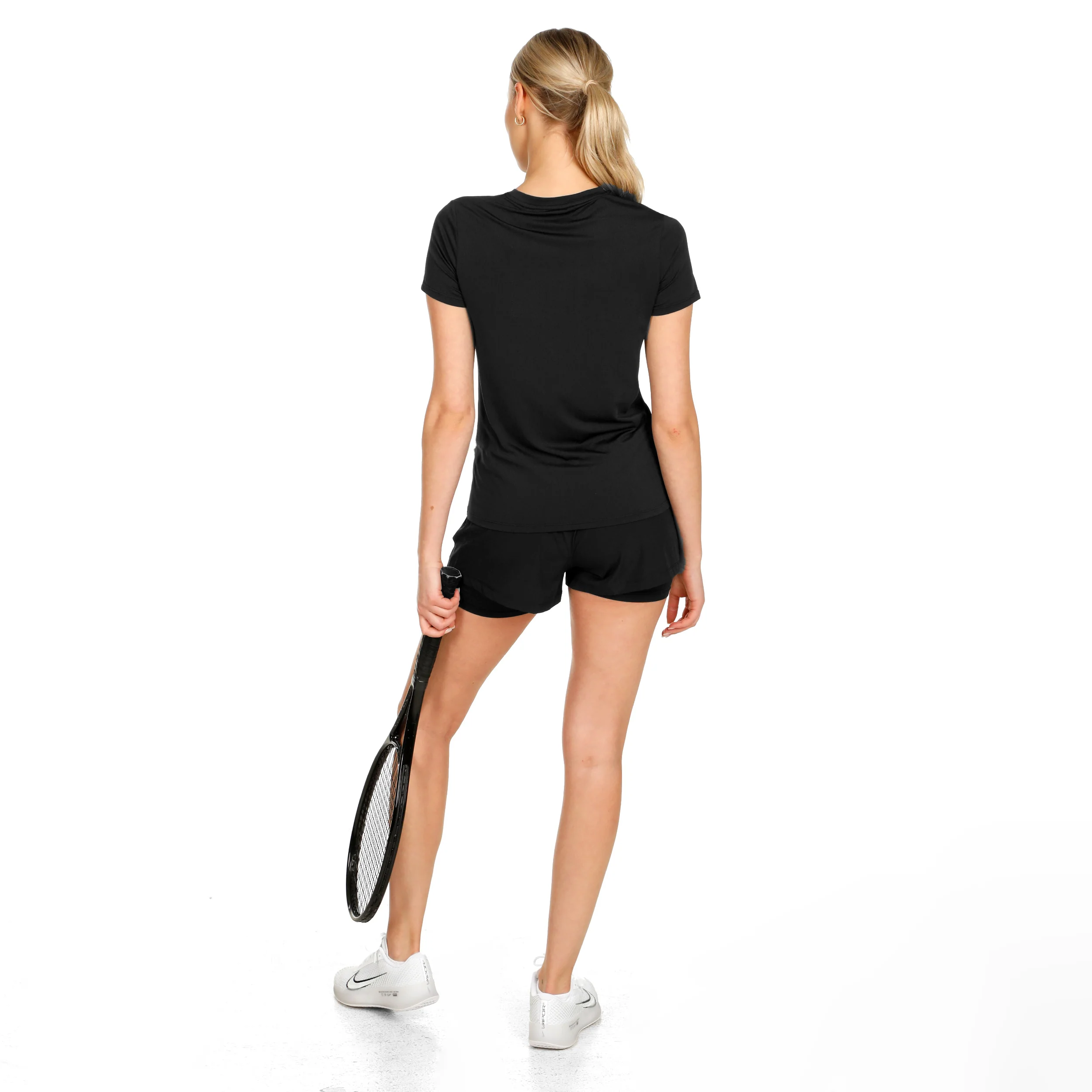 Retriever T-shirt Damer-Svart - Image 4