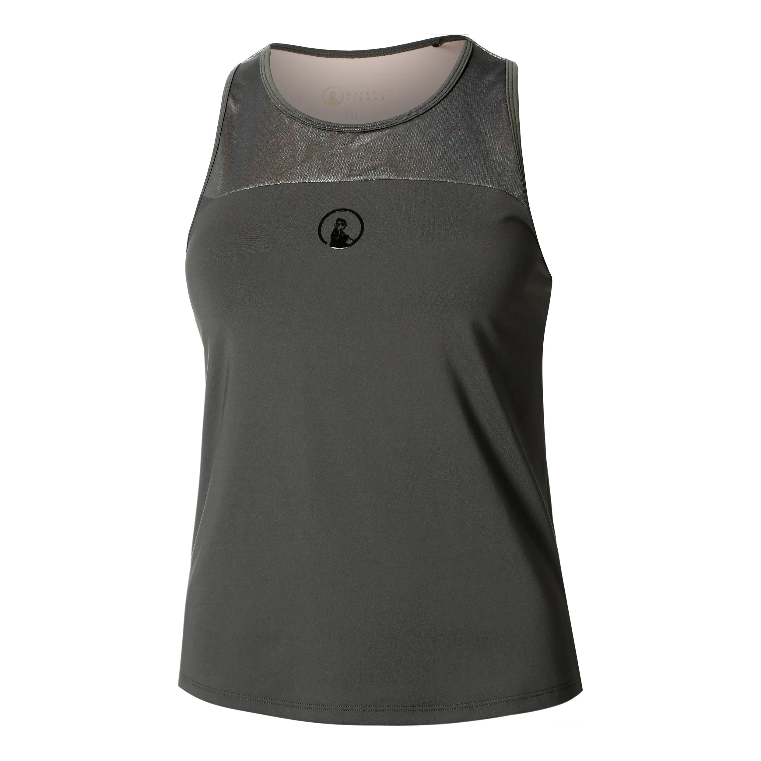 Sparkle Racerback Linne Damer-Antracit