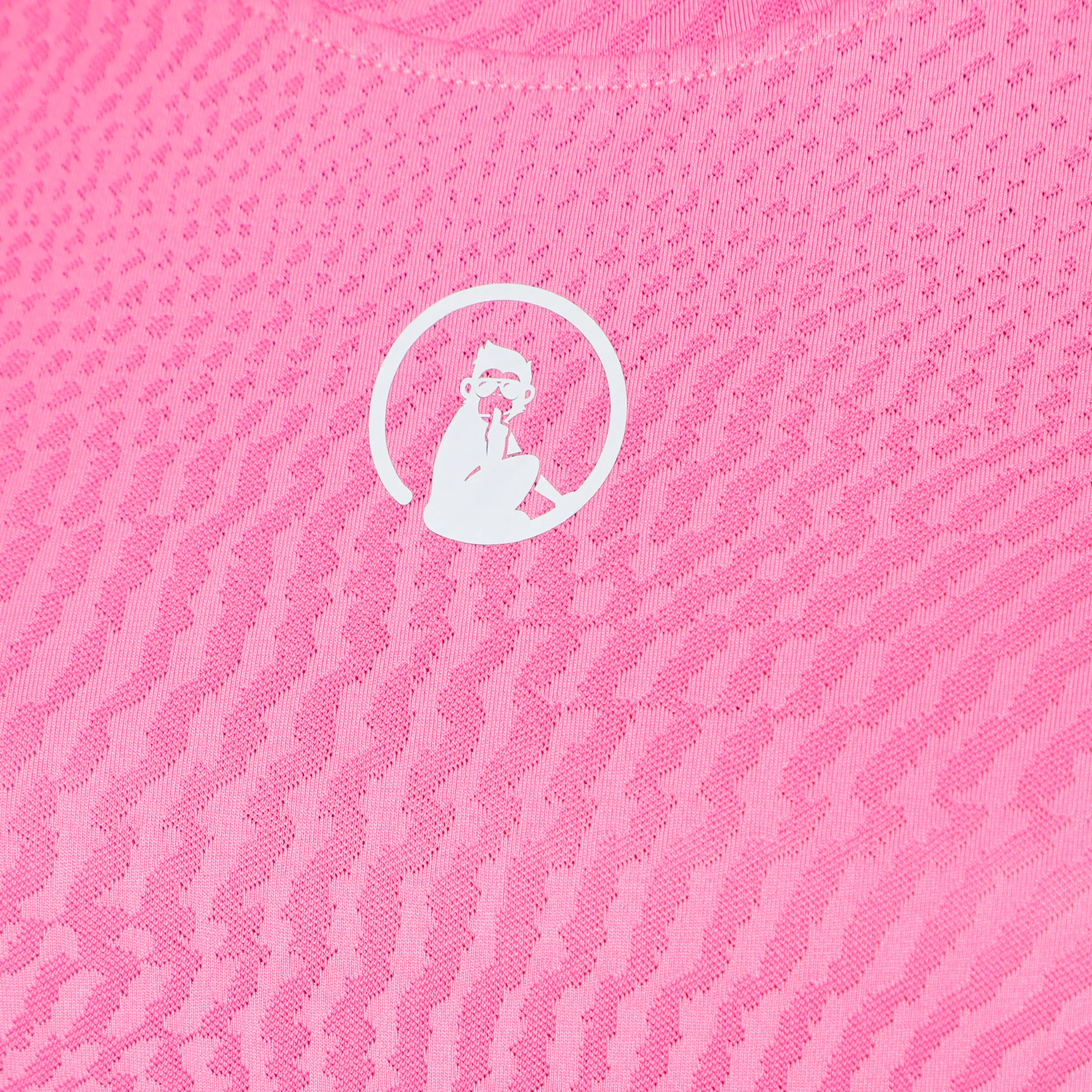 Spin T-shirt Damer - pink, vit - Image 3
