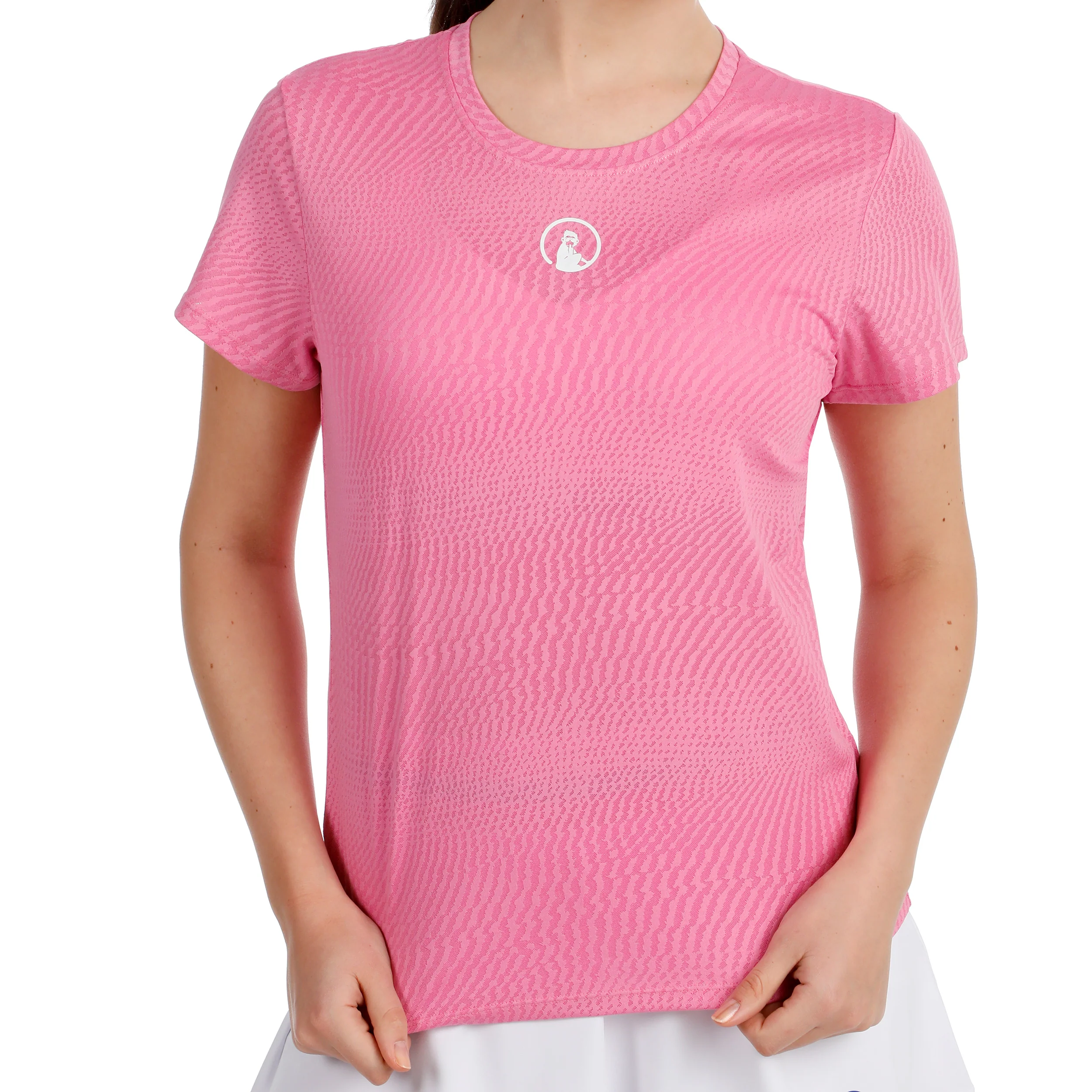 Spin T-shirt Damer - pink, vit - Image 6