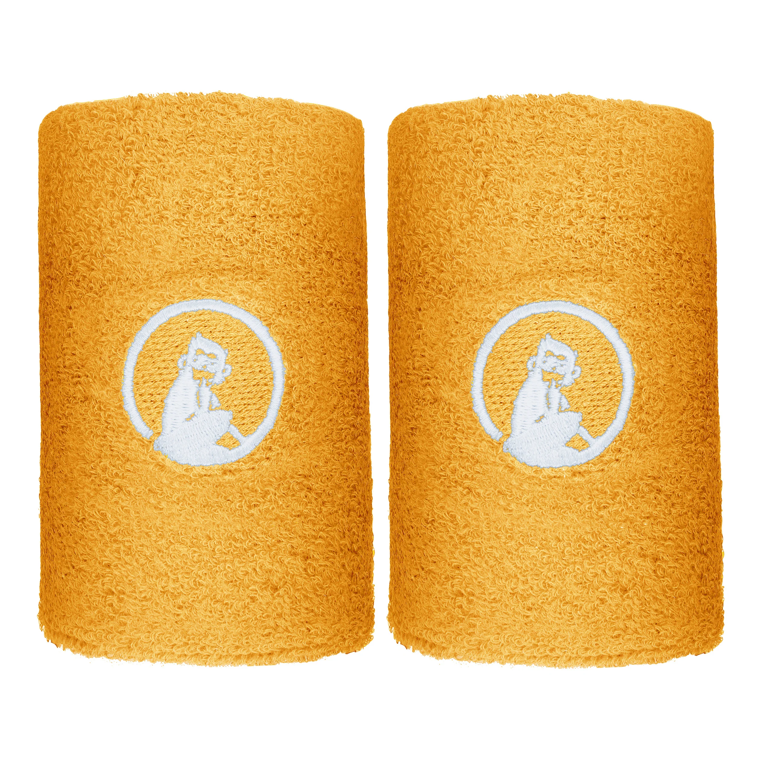 Svettband 2-pack lång - orange