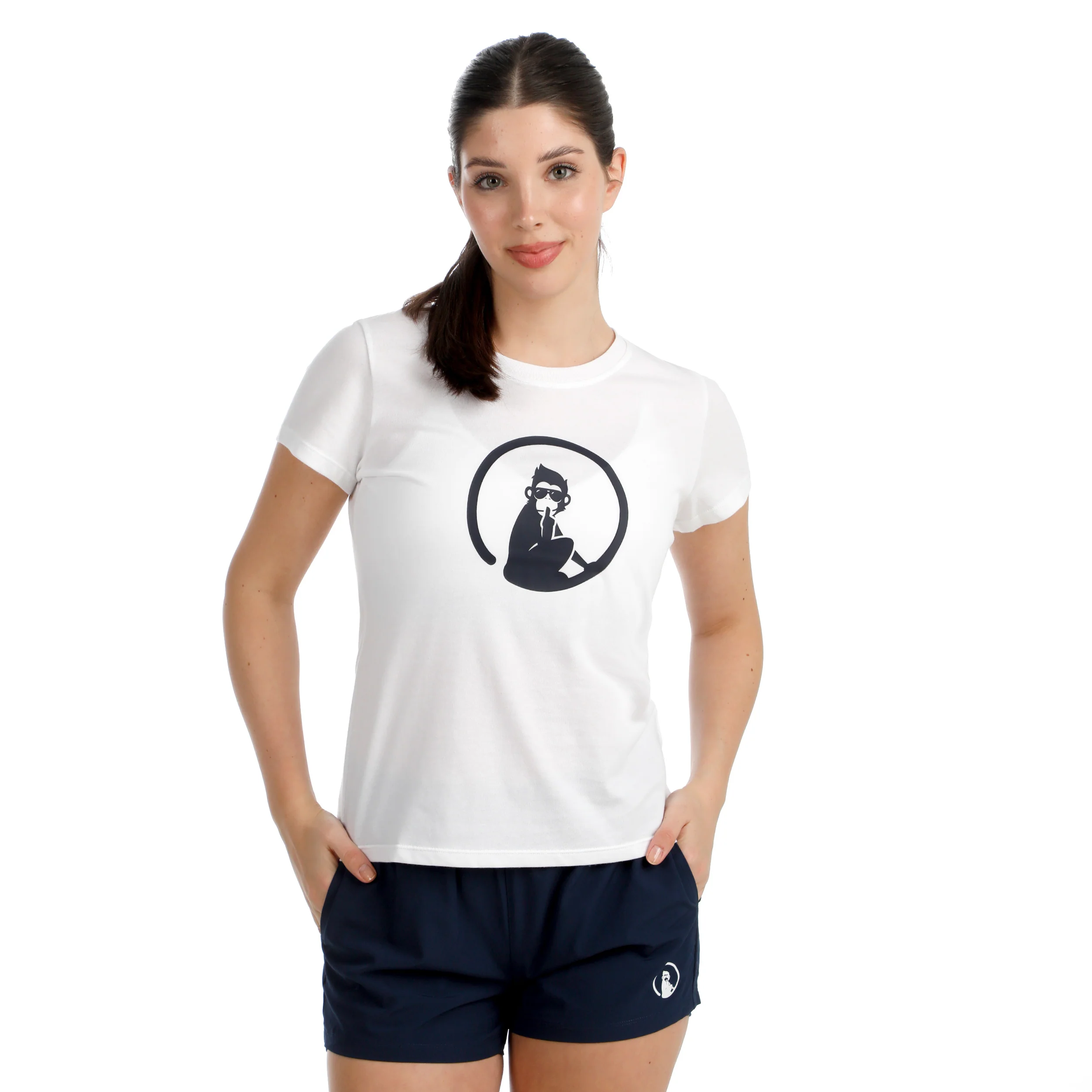 Trainings T-shirt Damer-vit - Image 4