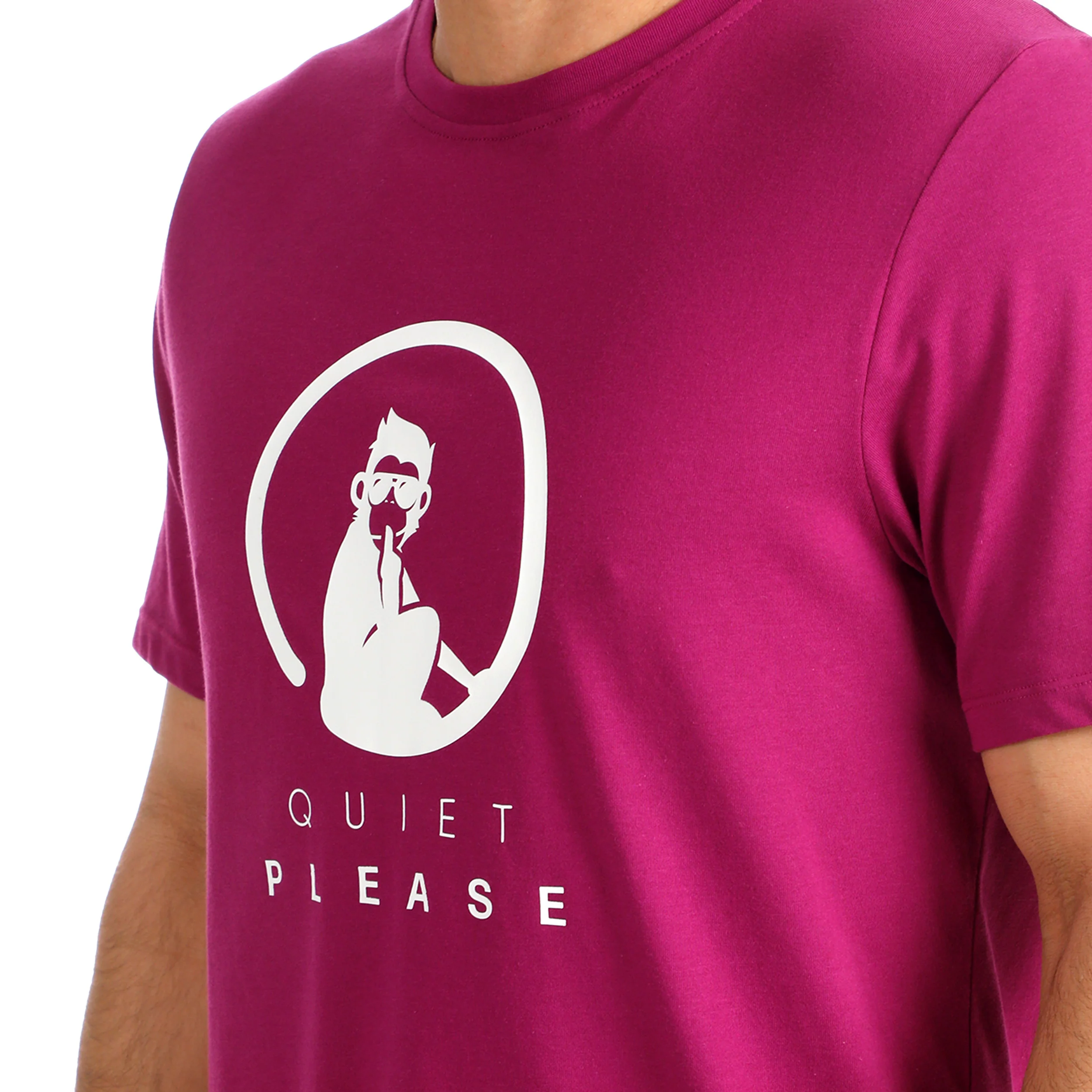 Trainings T-shirt Herrar-berry, vit - Image 8