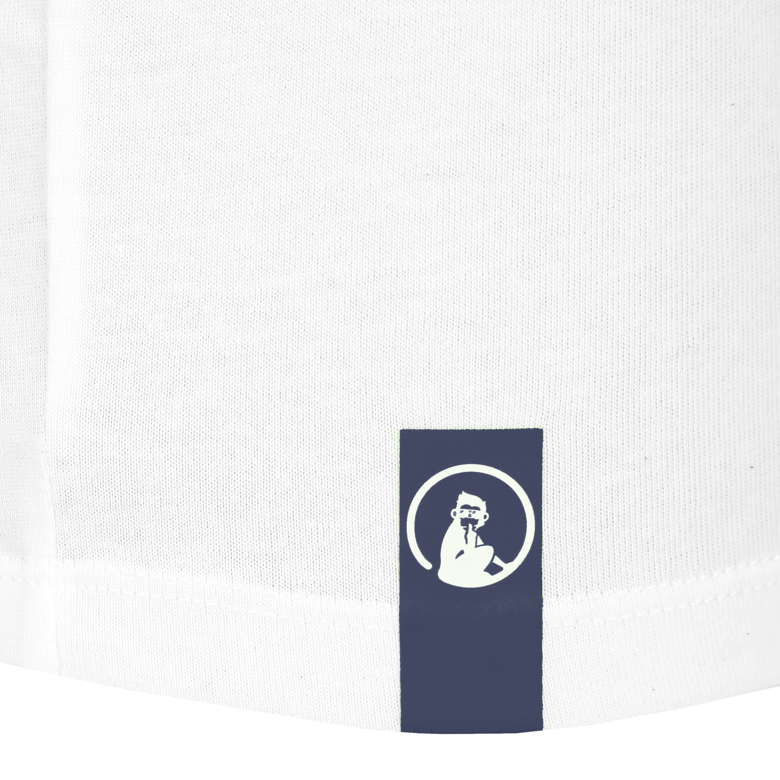 Trainings T-shirt Herrar-Vit,Mörkblå - Image 4