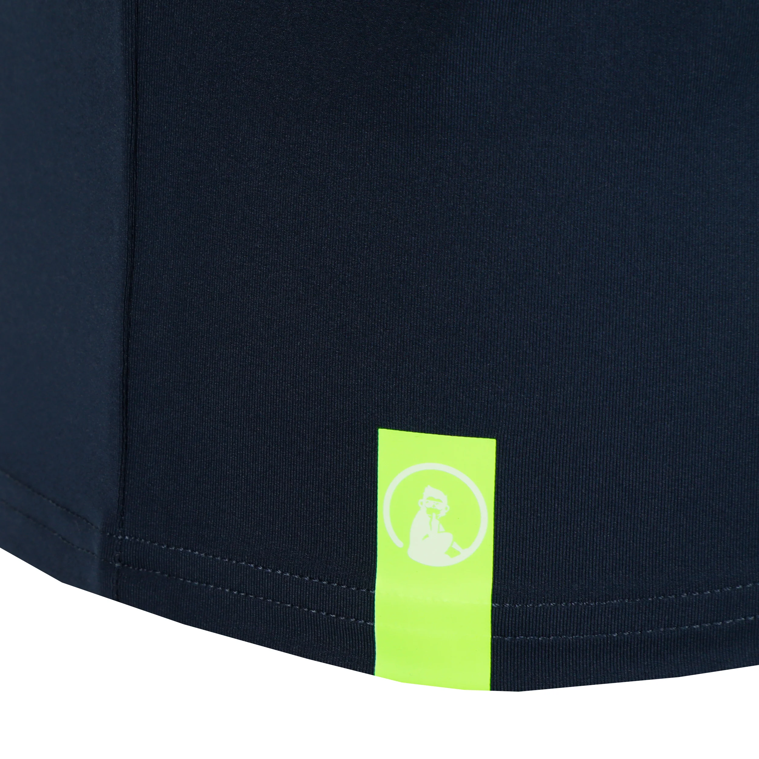 Wild Big Serve 1/4 Zip Långärmat Herrar-Mörkblå,Neongrön - Image 4