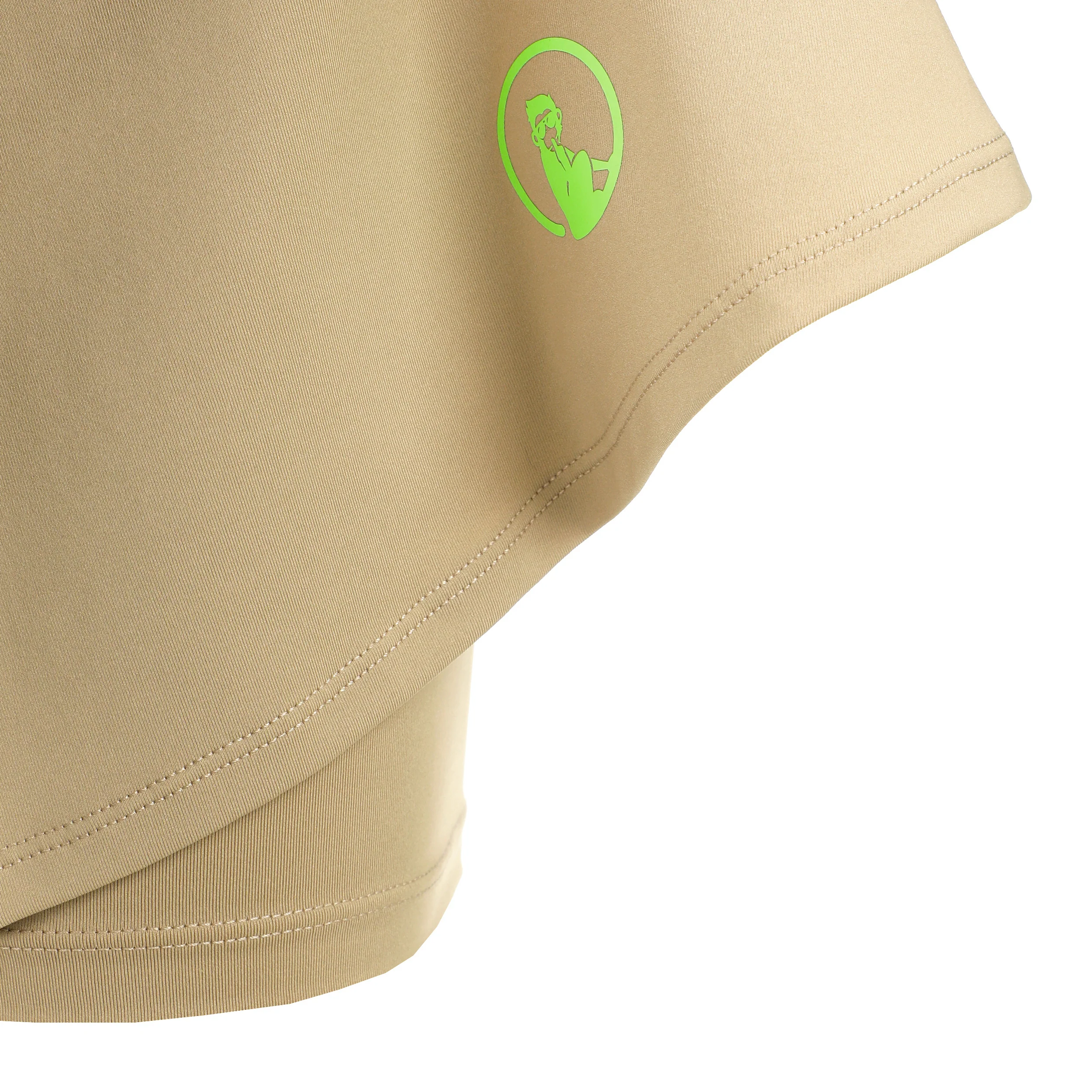 Wild Bounce Kjol Damer-Beige,Neongrön - Image 4