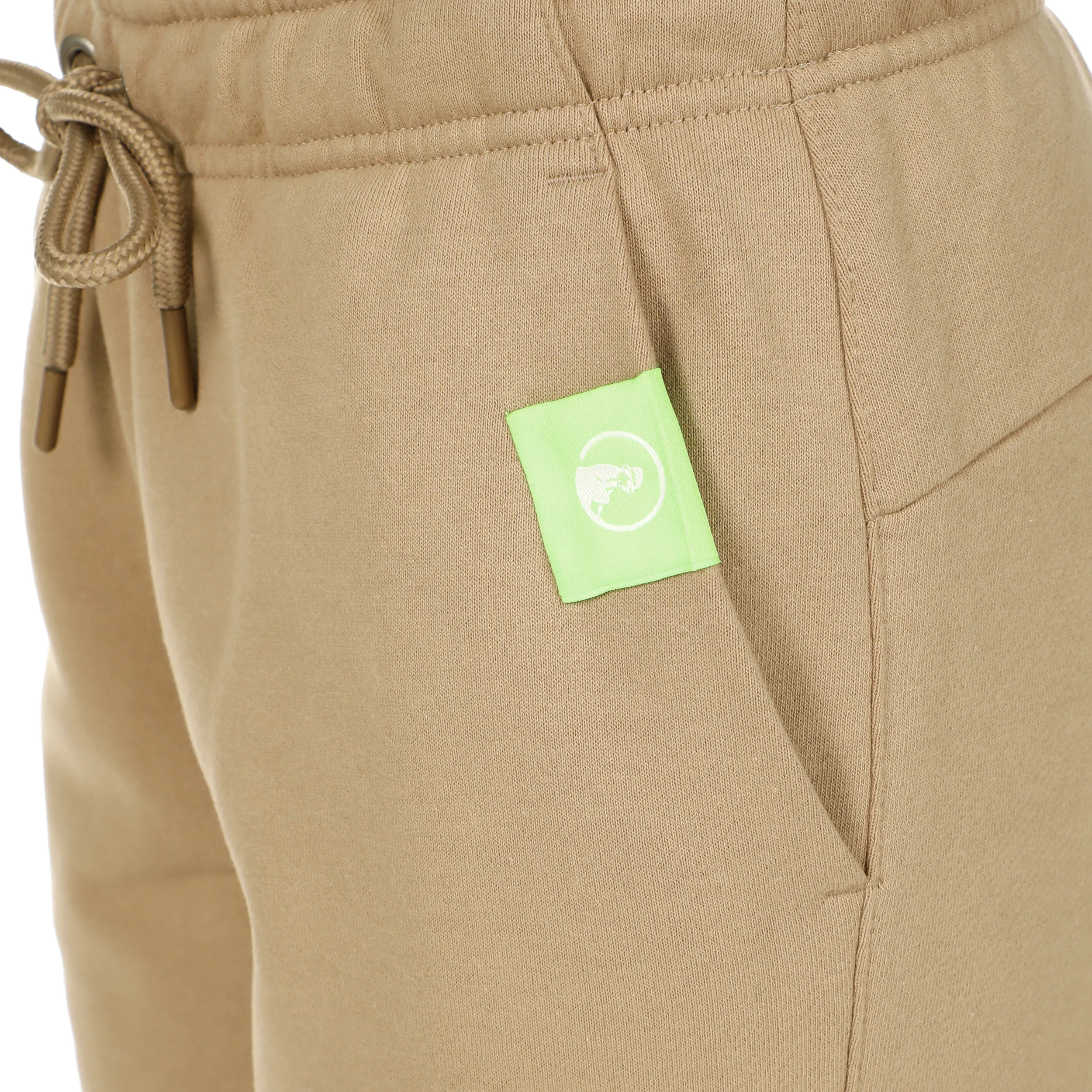Wild Easy Träningsbyxa Damer-Beige,Neongrön - Image 3