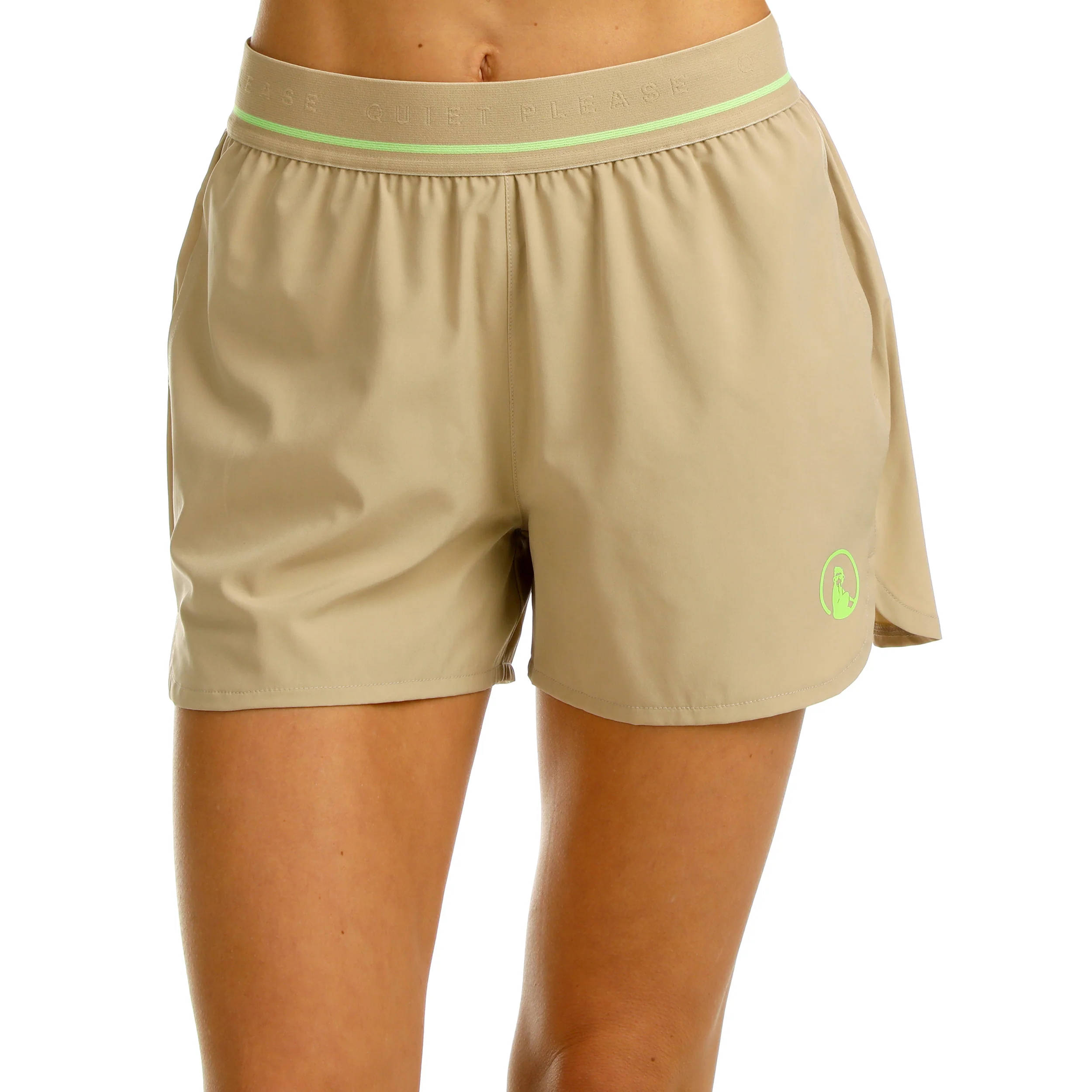 Wild Match 2in1 Shorts Damer-Beige,Neongrön - Image 8