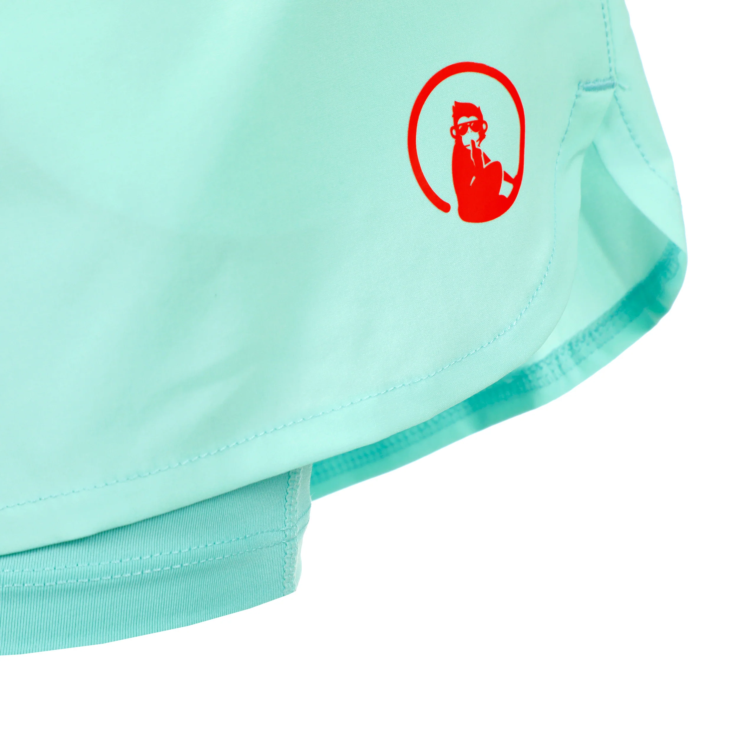 Wild Match 2in1 Shorts Damer-Turkos,Röd - Image 4