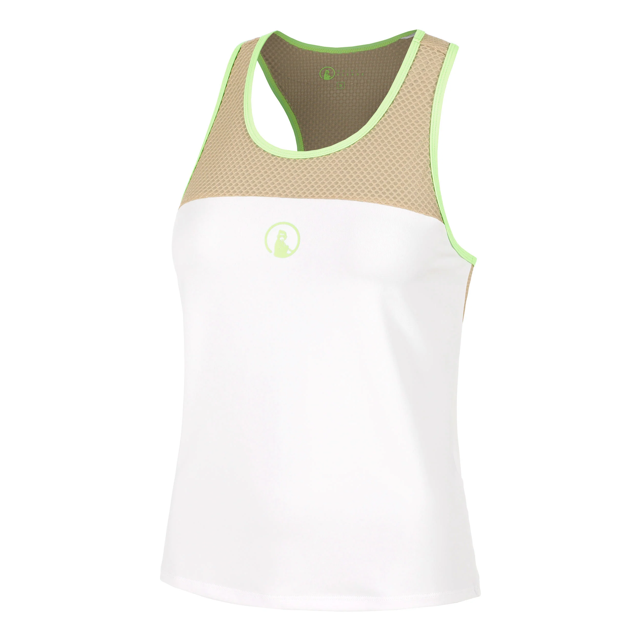 Wild Racerback Linne Damer-Vit
