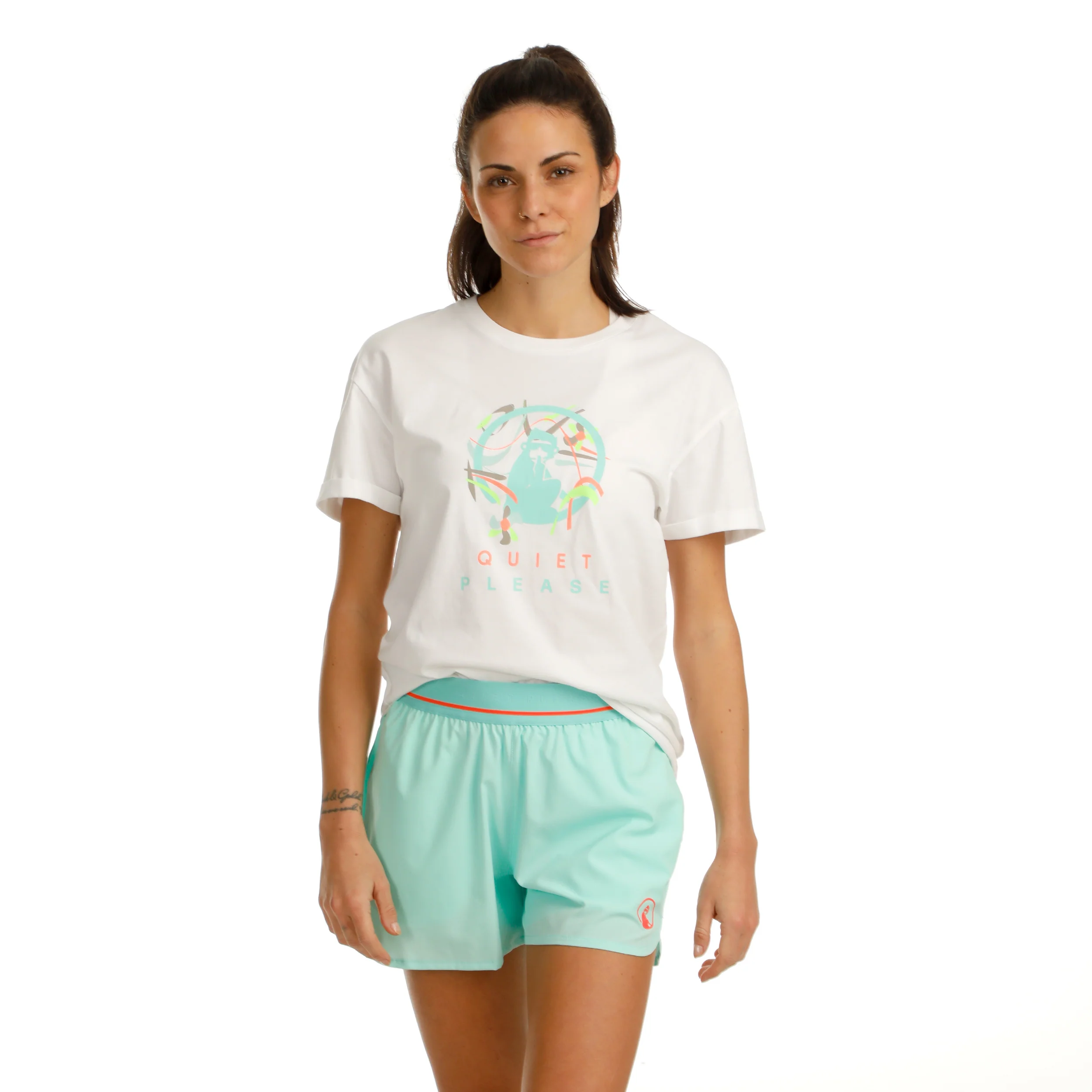 Wild Sketchy T-shirt Damer-Vit,Flerfärgad - Image 5
