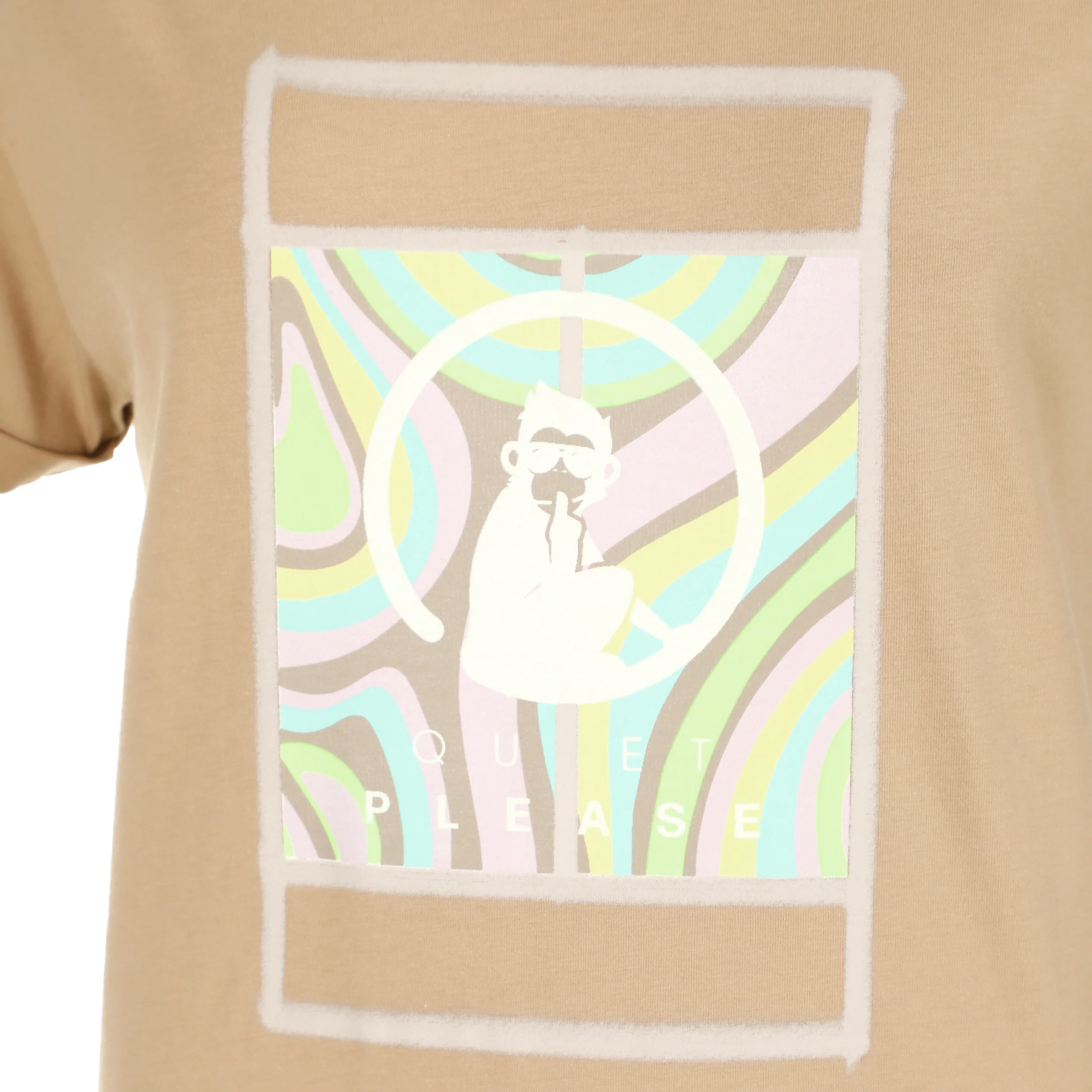 Wild Swirl Court T-shirt Damer-Beige,Flerfärgad - Image 3