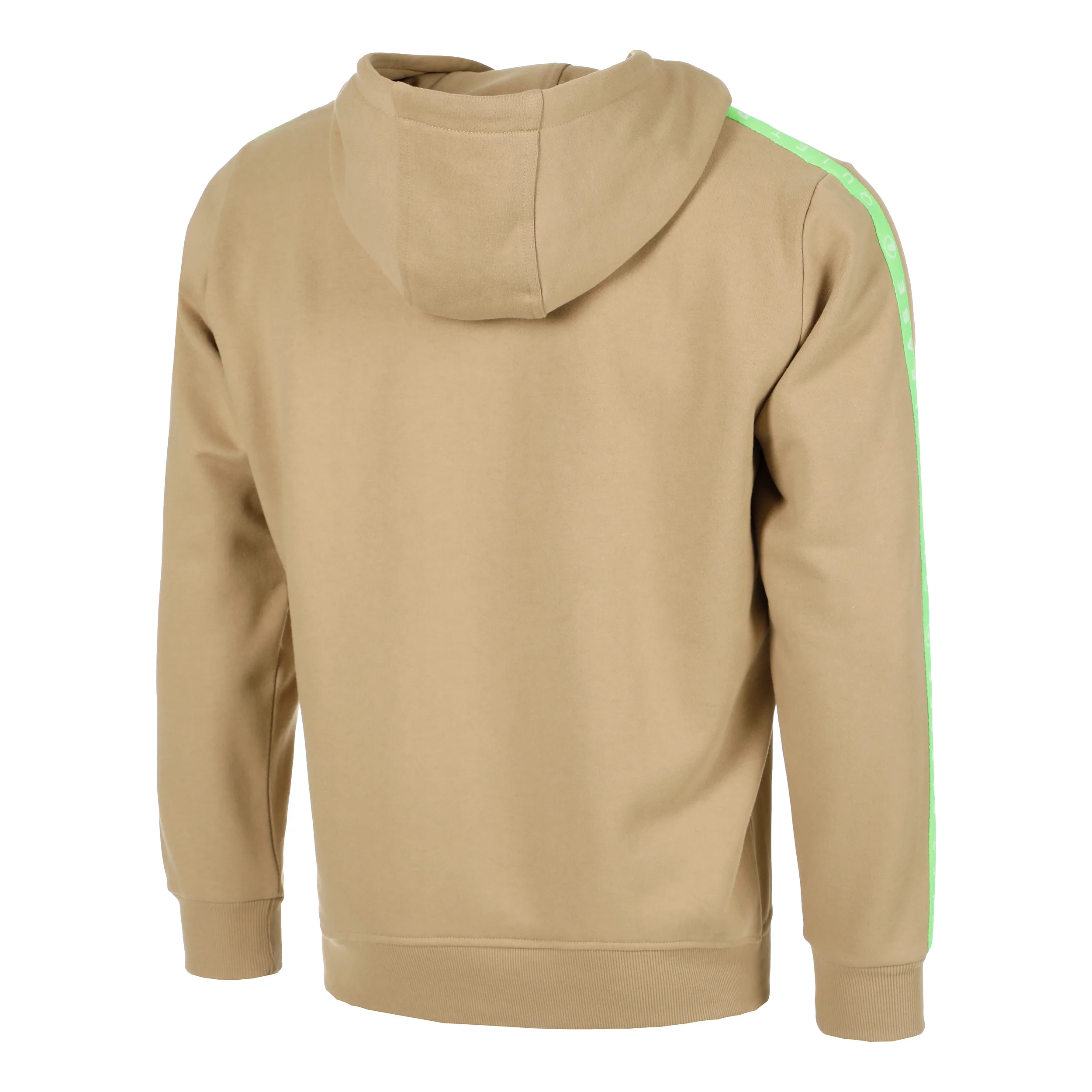 Wild Taped Zip Sweat-jacka Herrar-Beige,Neongrön - Image 2