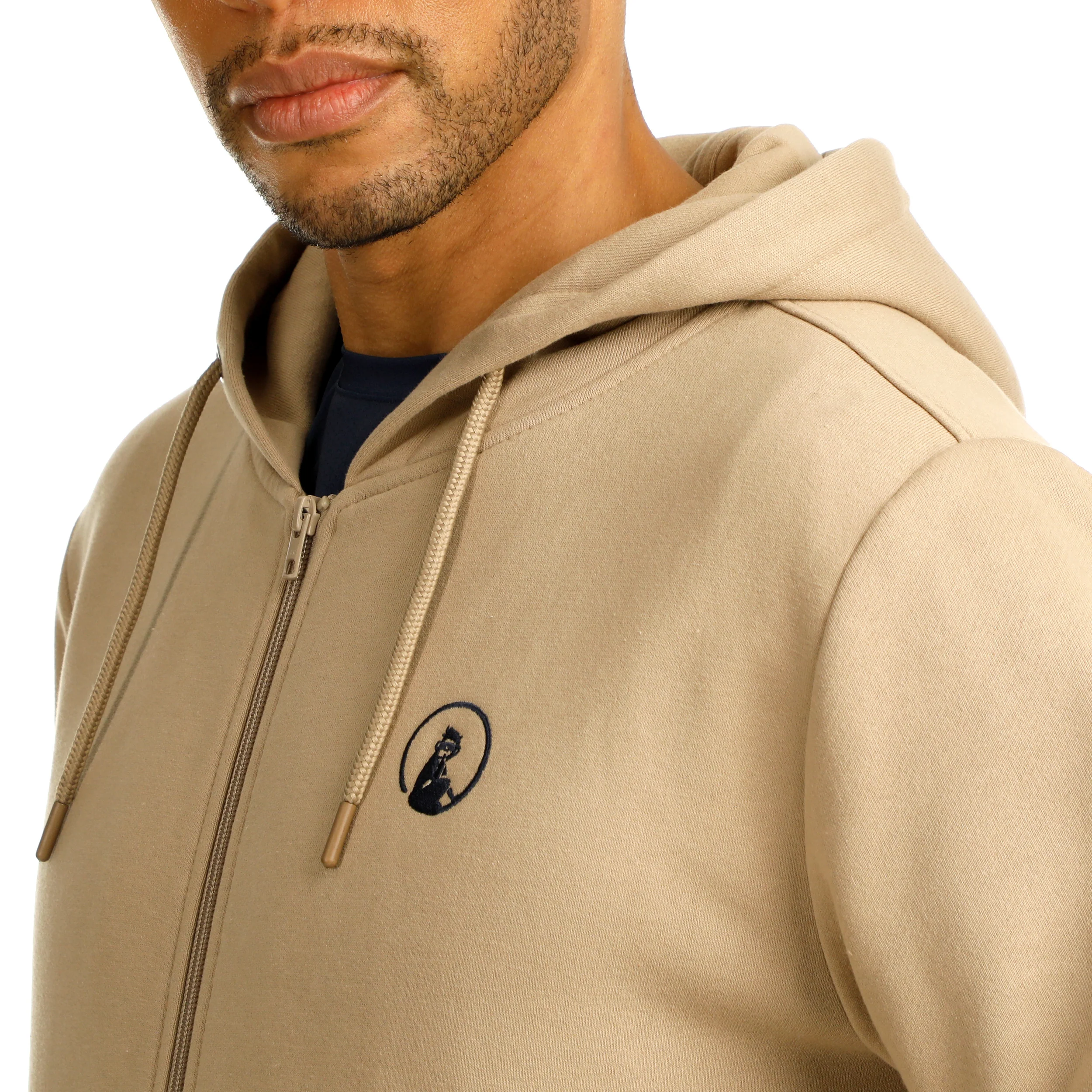 Wild Tonal Zip Sweat-jacka Herrar-Beige - Image 11